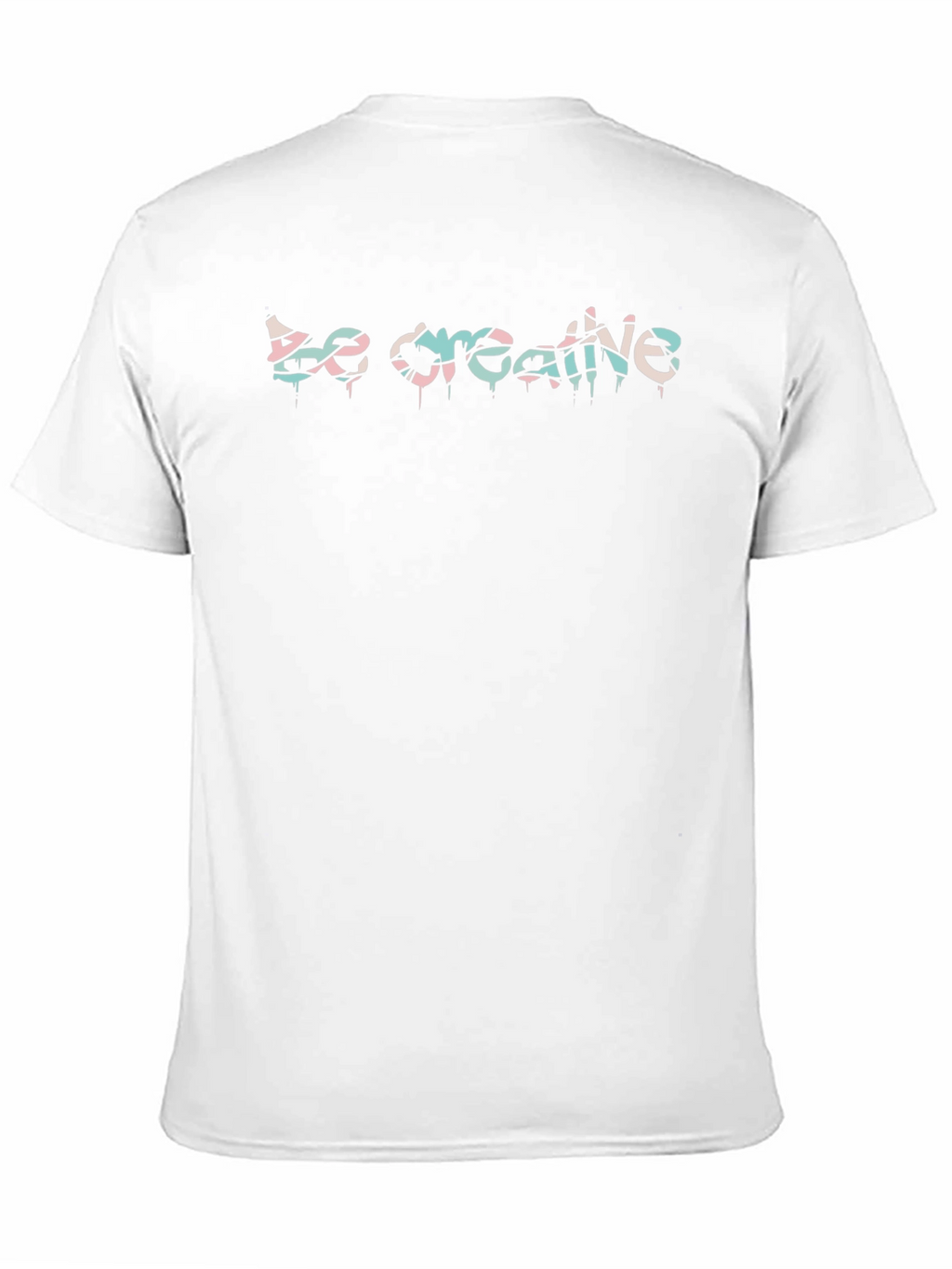 Be Creative Graphic Tee - Black Cotton Comfort