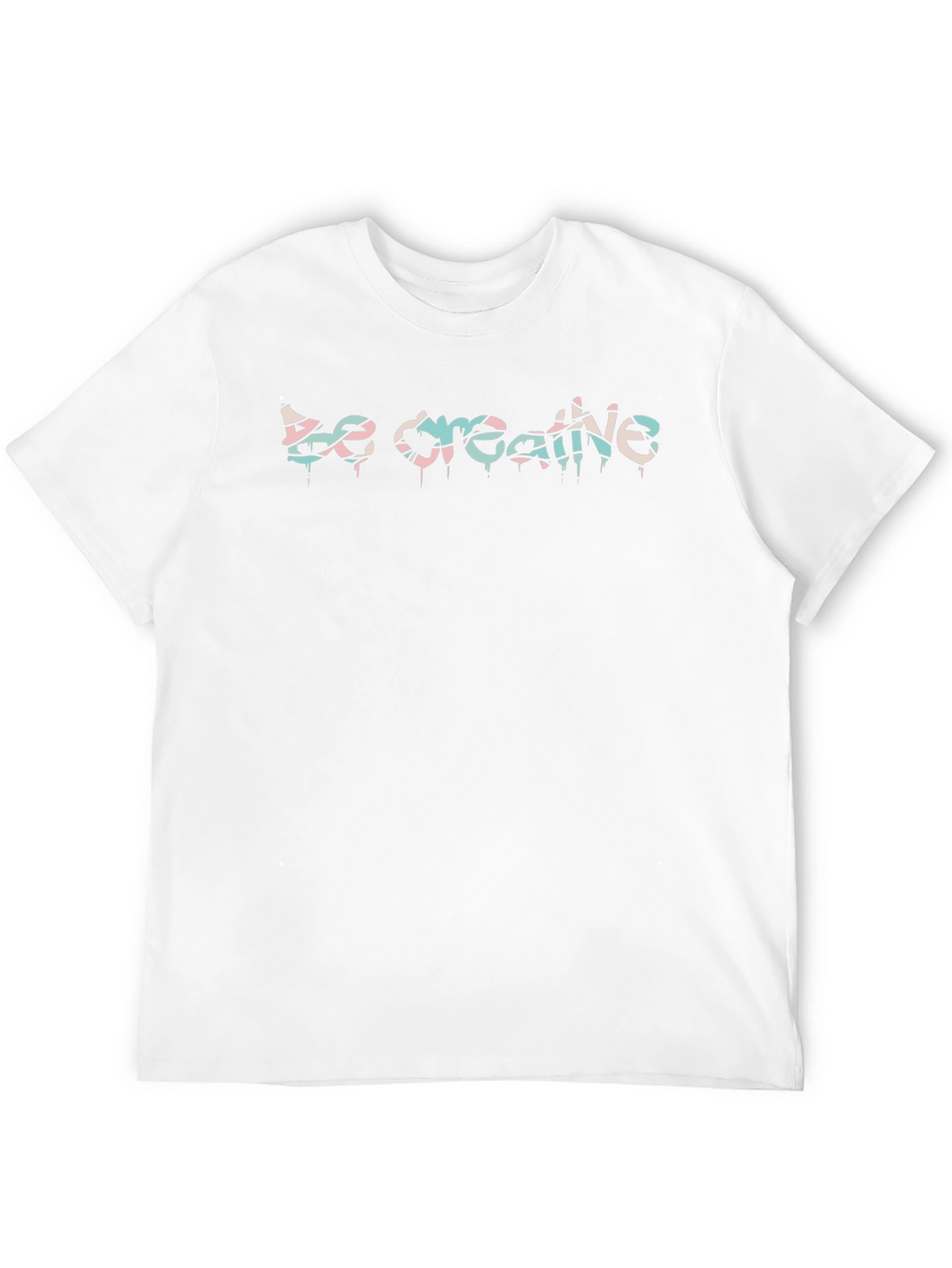 Be Creative Graphic Tee - Black Cotton Comfort
