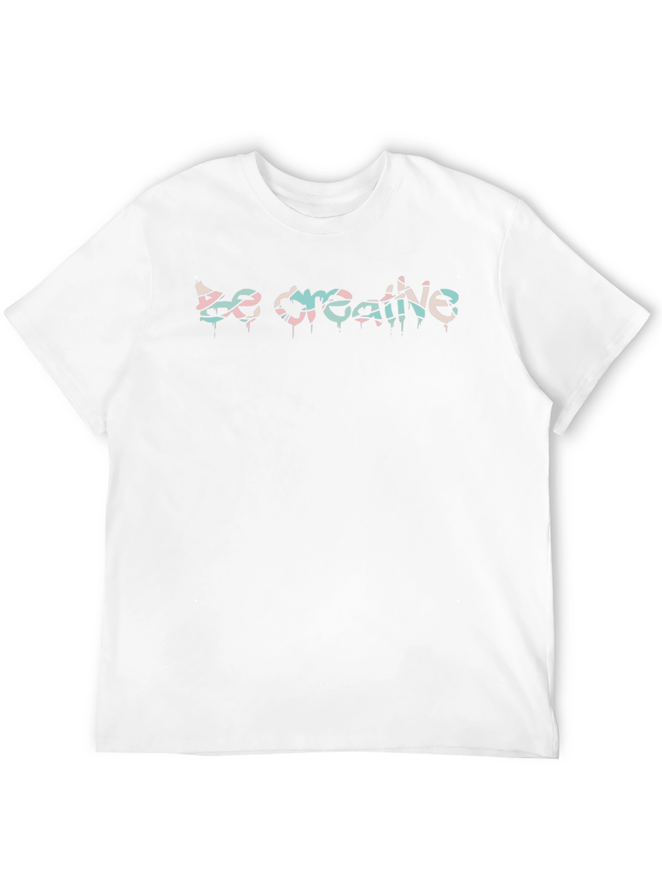 Be Creative Graphic Tee - Black Cotton Comfort