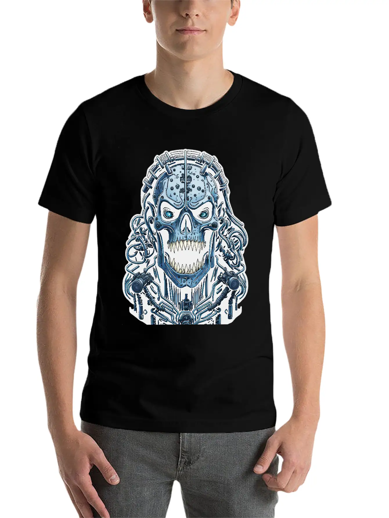 Cyborg 56 Classic Cotton Tee – Unisex Comfort For Any Season