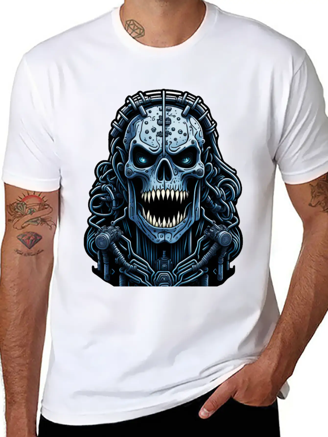 Cyborg 56 Classic Cotton Tee – Unisex Comfort For Any Season