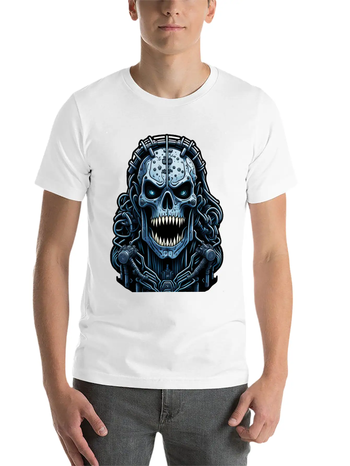 Cyborg 56 Classic Cotton Tee – Unisex Comfort For Any Season