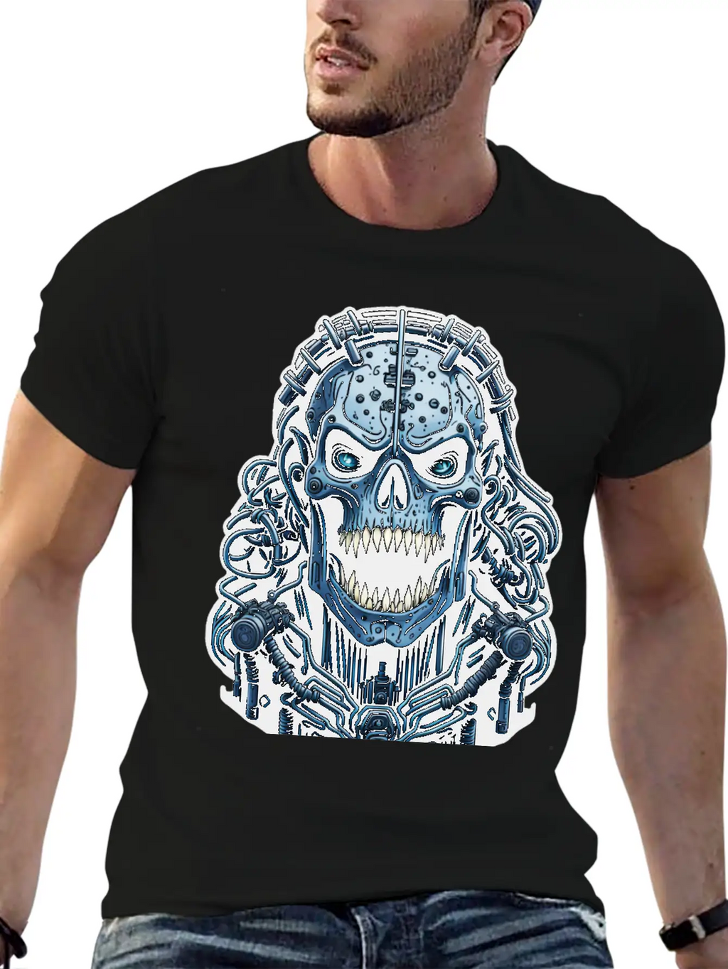 Cyborg 56 Classic Cotton Tee – Unisex Comfort For Any Season