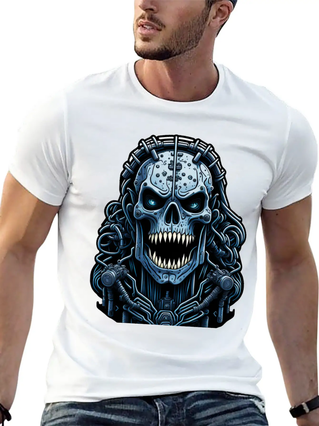 Cyborg 56 Classic Cotton Tee – Unisex Comfort For Any Season