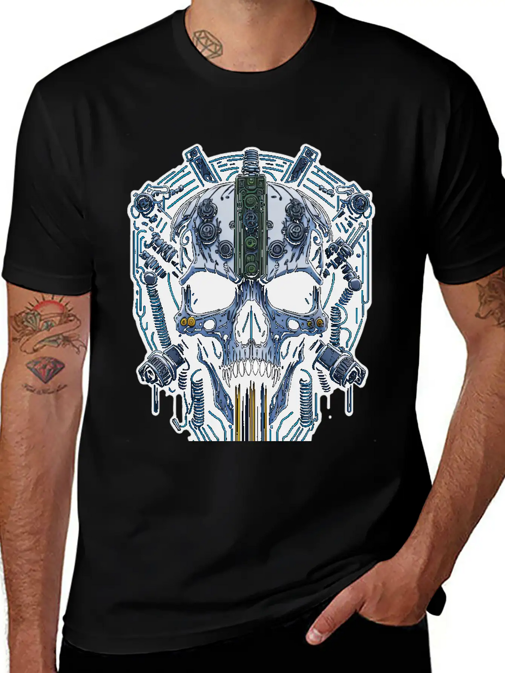 Cyborg 70 Breathable Soft Cotton T-Shirt – Timeless Casual Look