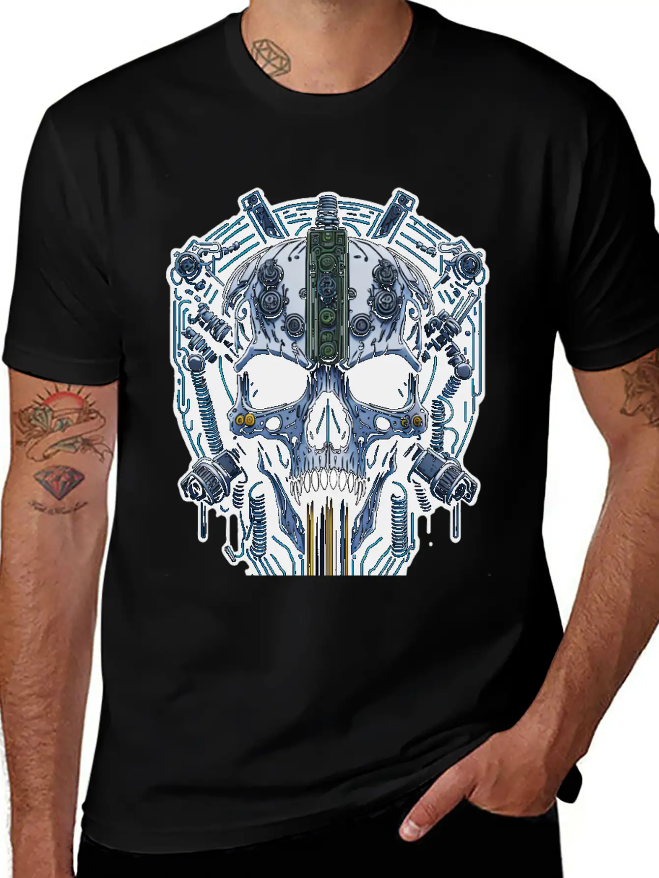Cyborg 70 Breathable Soft Cotton T-Shirt – Timeless Casual Look