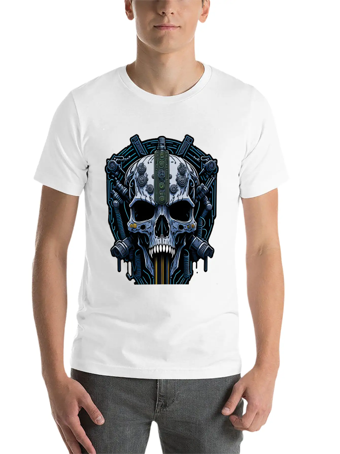 Cyborg 70 Breathable Soft Cotton T-Shirt – Timeless Casual Look
