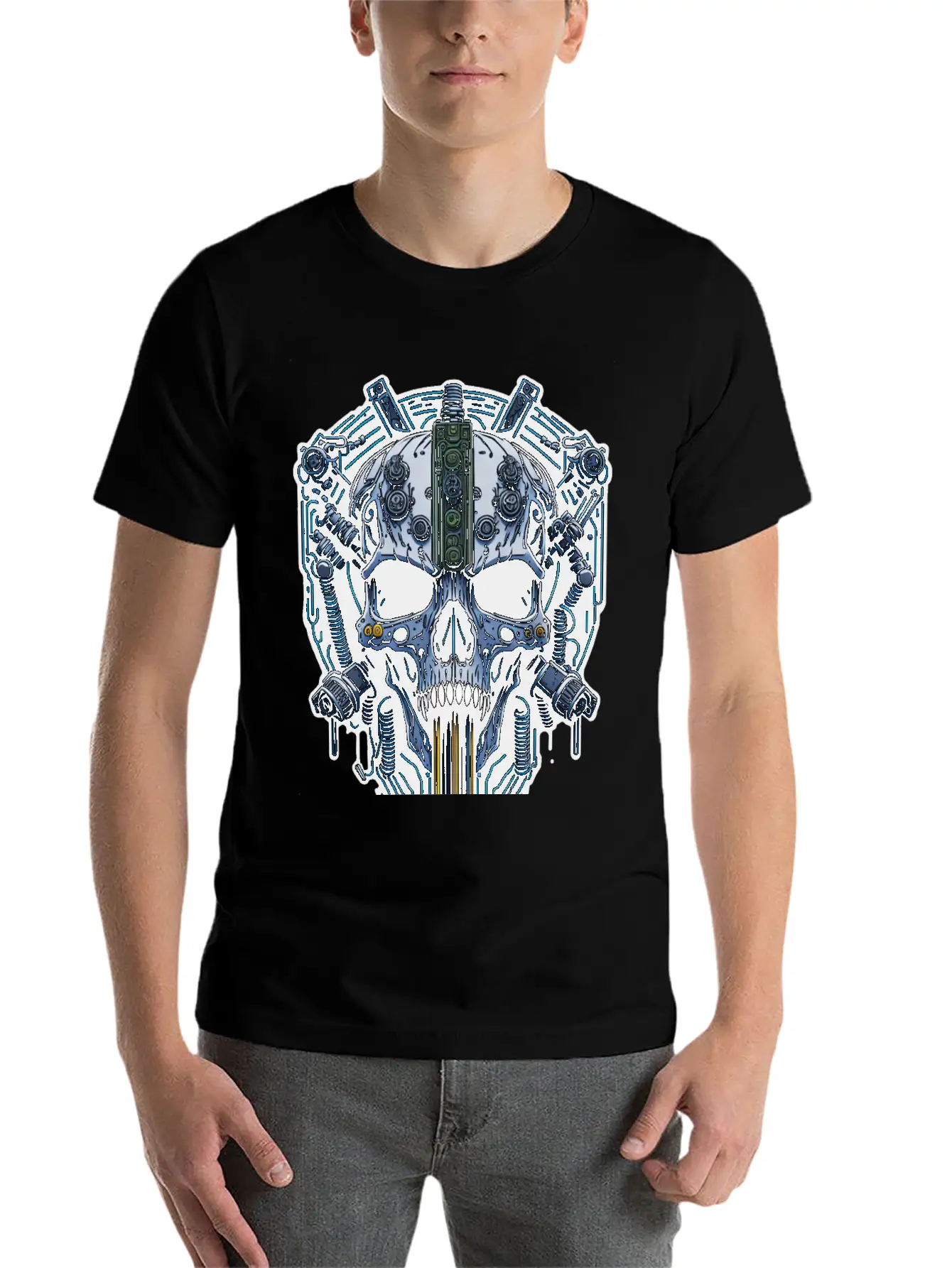 Cyborg 70 Breathable Soft Cotton T-Shirt – Timeless Casual Look