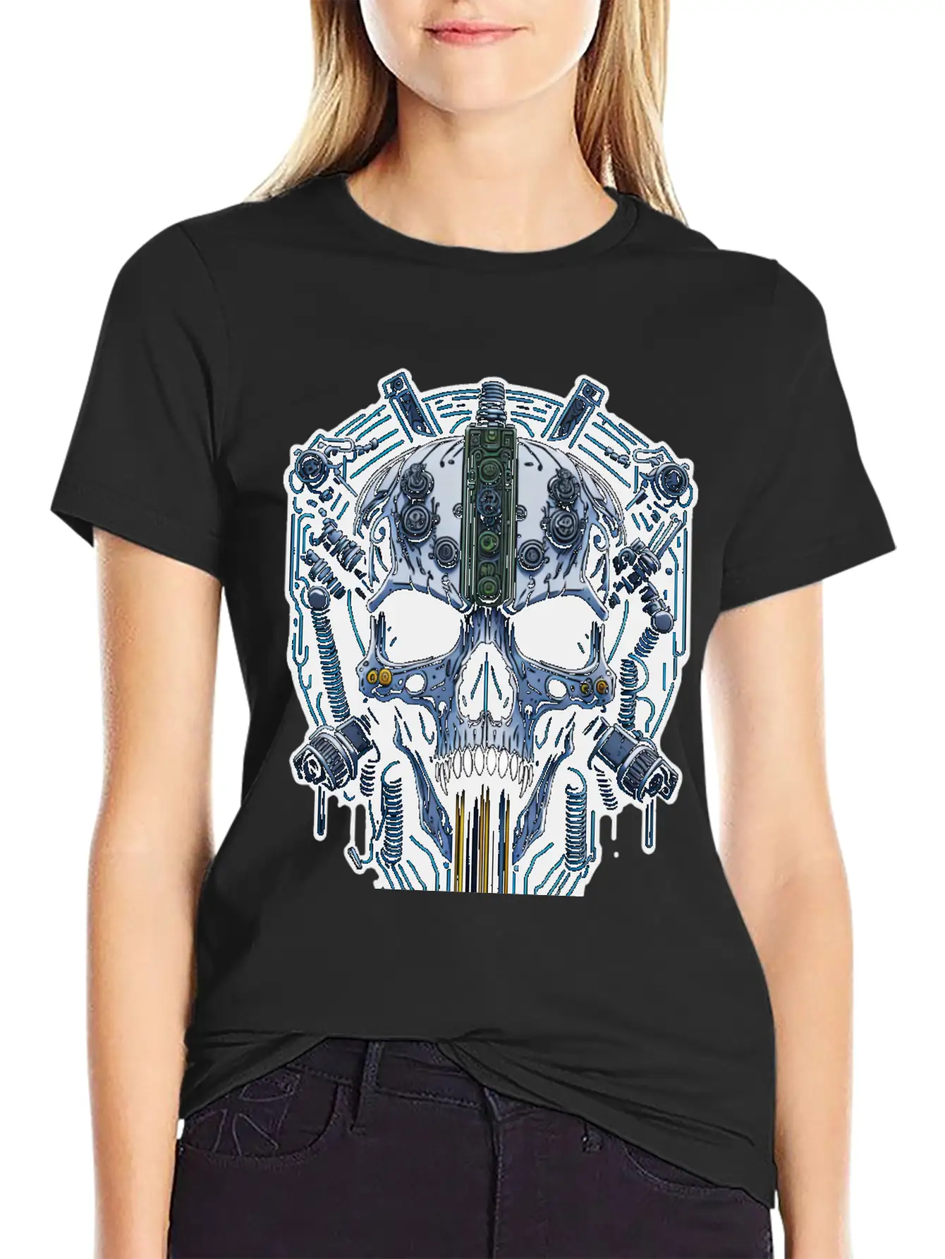 Cyborg 70 Breathable Soft Cotton T-Shirt – Timeless Casual Look