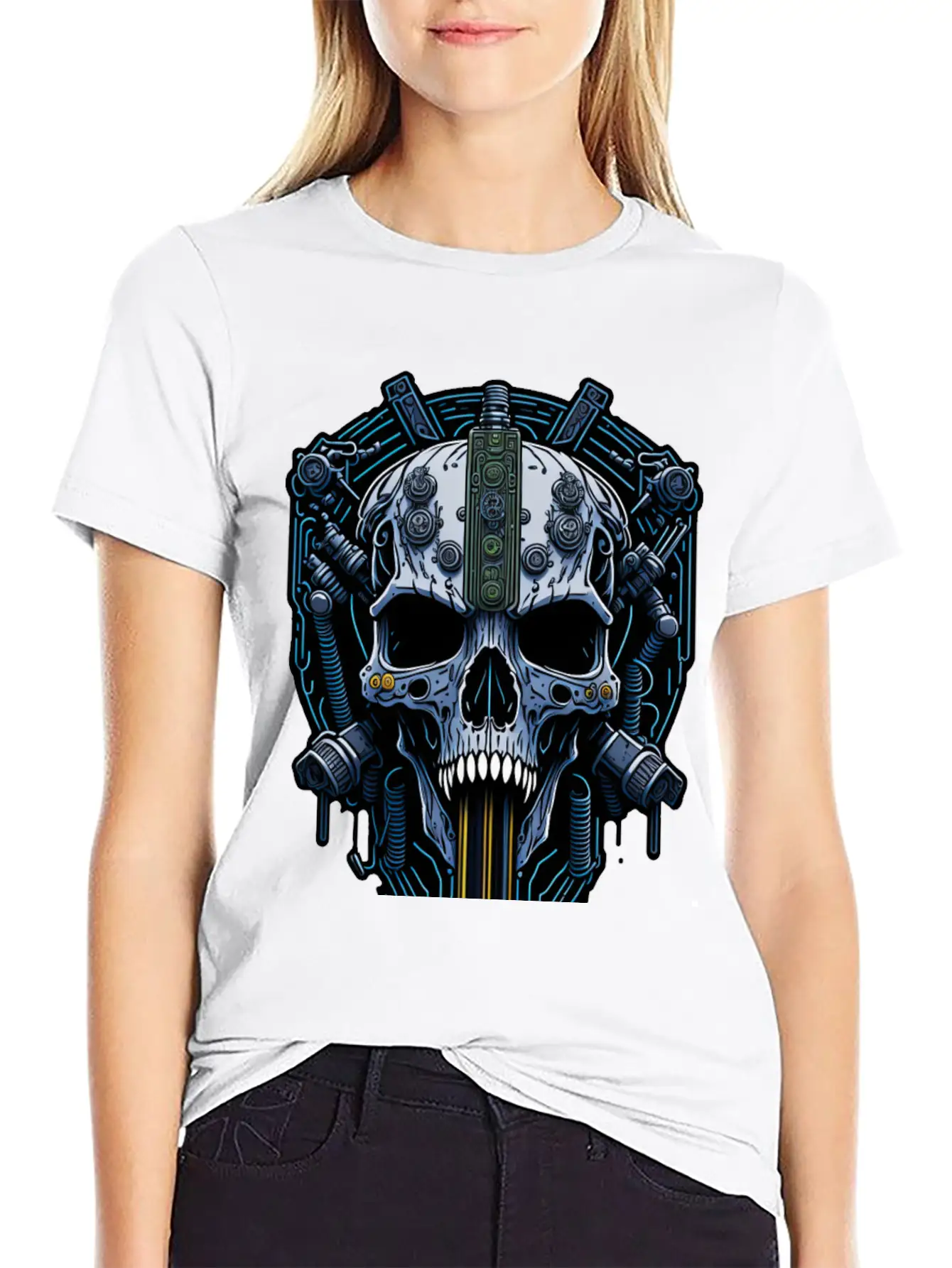 Cyborg 70 Breathable Soft Cotton T-Shirt – Timeless Casual Look
