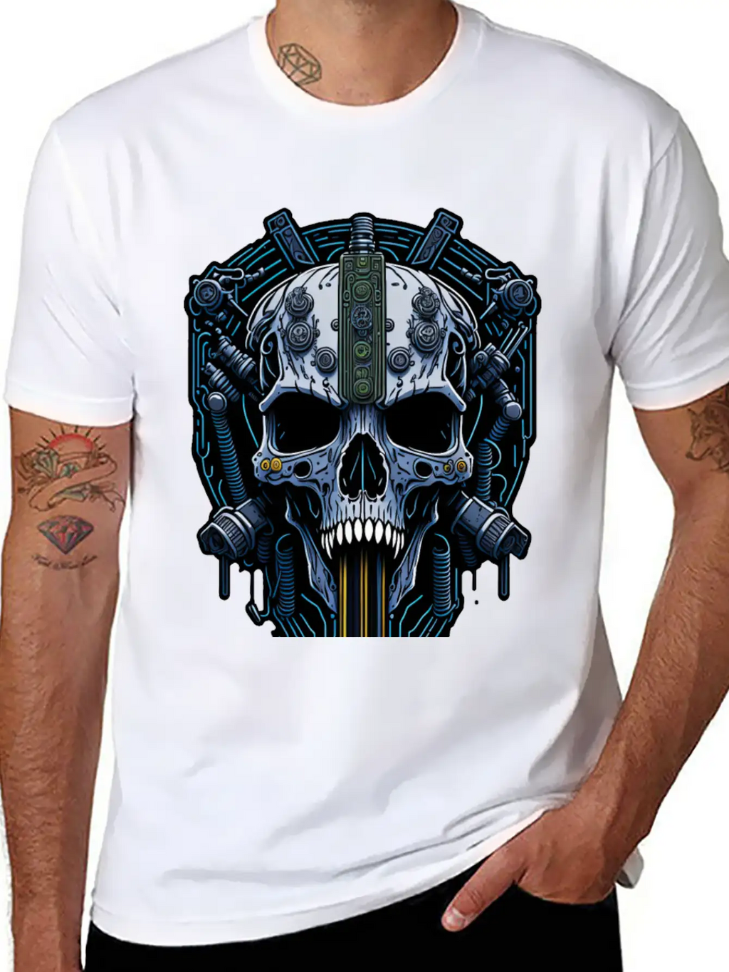 Cyborg 70 Breathable Soft Cotton T-Shirt – Timeless Casual Look