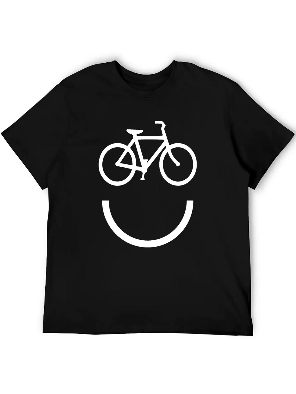 Cycle Smile Essential Cotton Tee For Daily Outfits – Unisex Style