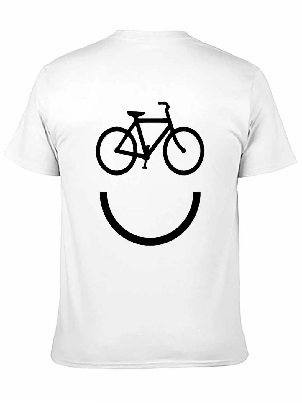 Cycle Smile Essential Cotton Tee For Daily Outfits – Unisex Style