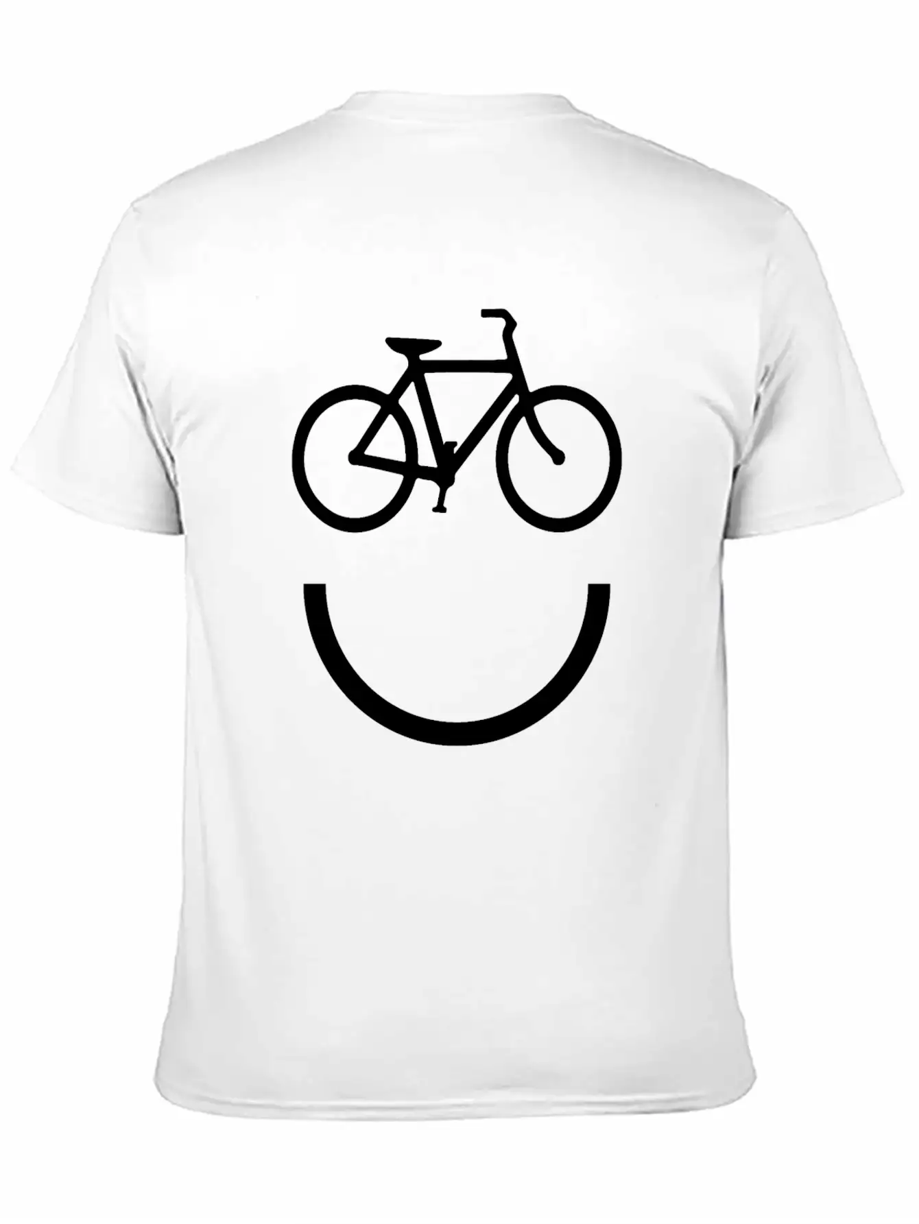 Cycle Smile Essential Cotton Tee For Daily Outfits – Unisex Style