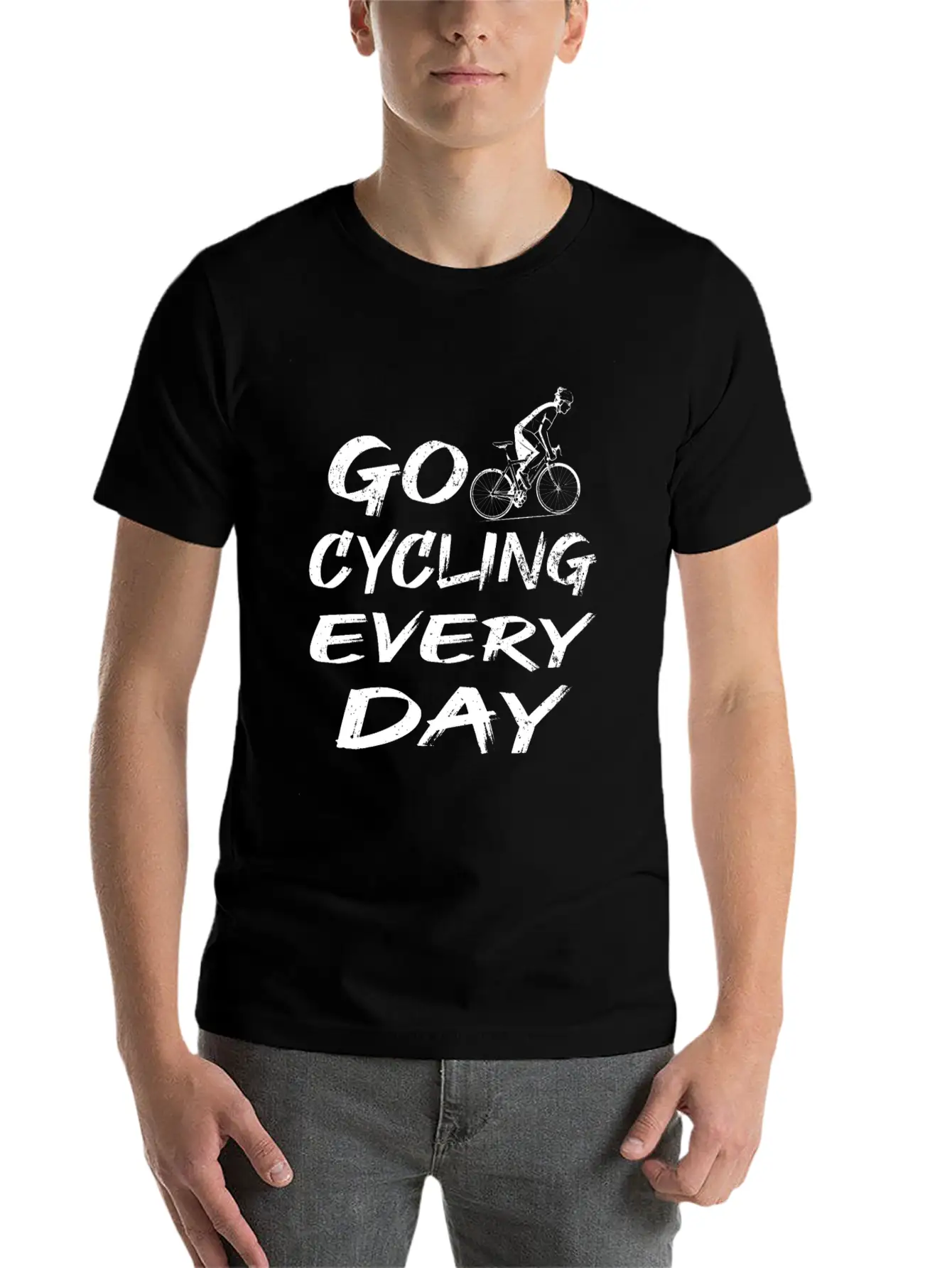 Cycle Unisex Casual T-Shirt – Clean Design For Daily Comfort