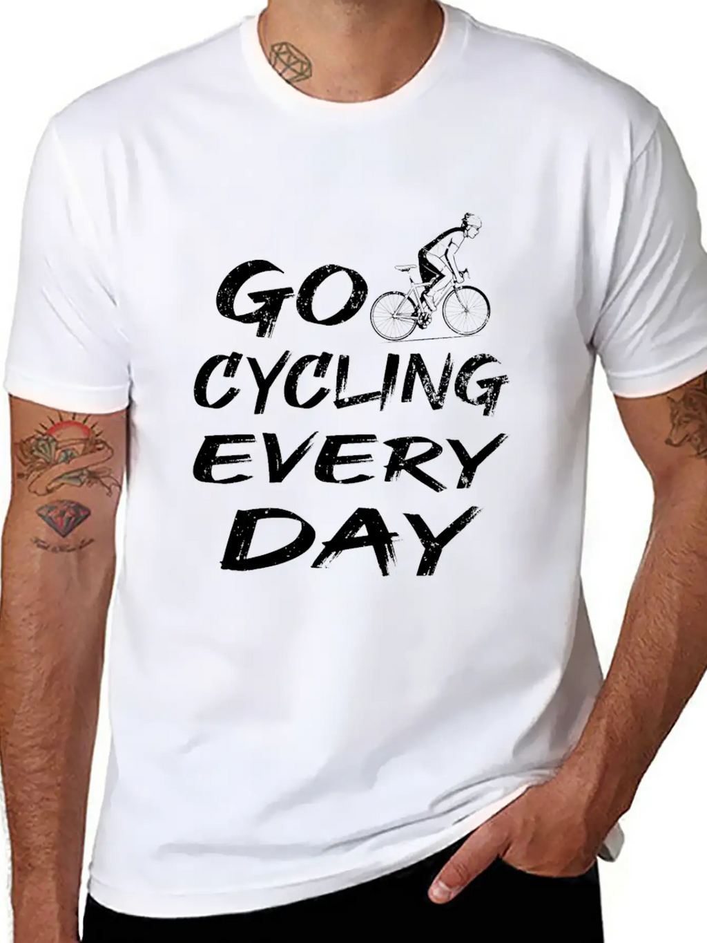 Cycle Unisex Casual T-Shirt – Clean Design For Daily Comfort