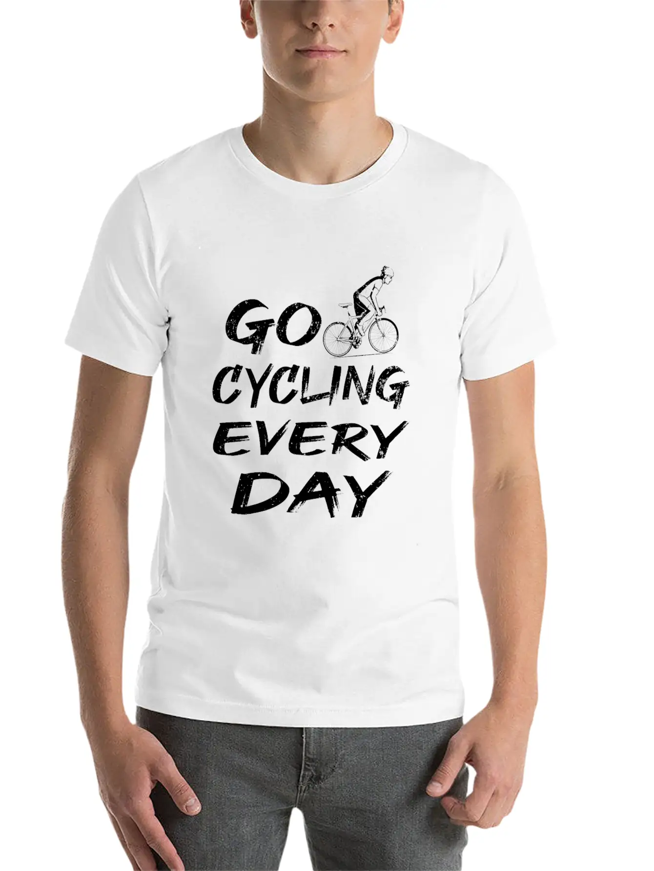 Cycle Unisex Casual T-Shirt – Clean Design For Daily Comfort