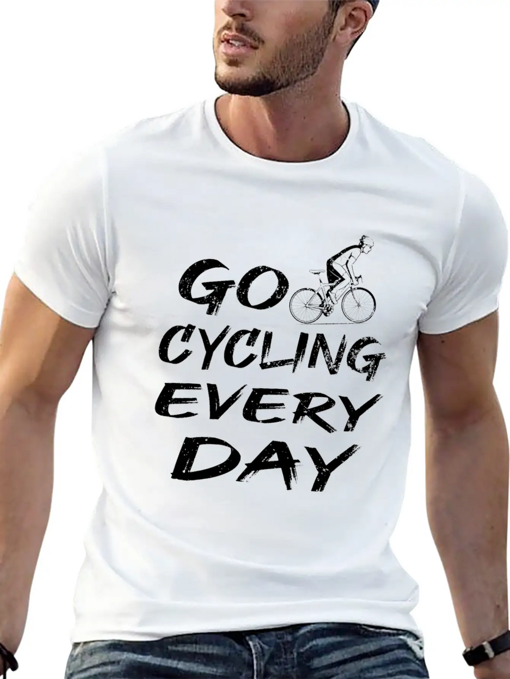 Cycle Unisex Casual T-Shirt – Clean Design For Daily Comfort