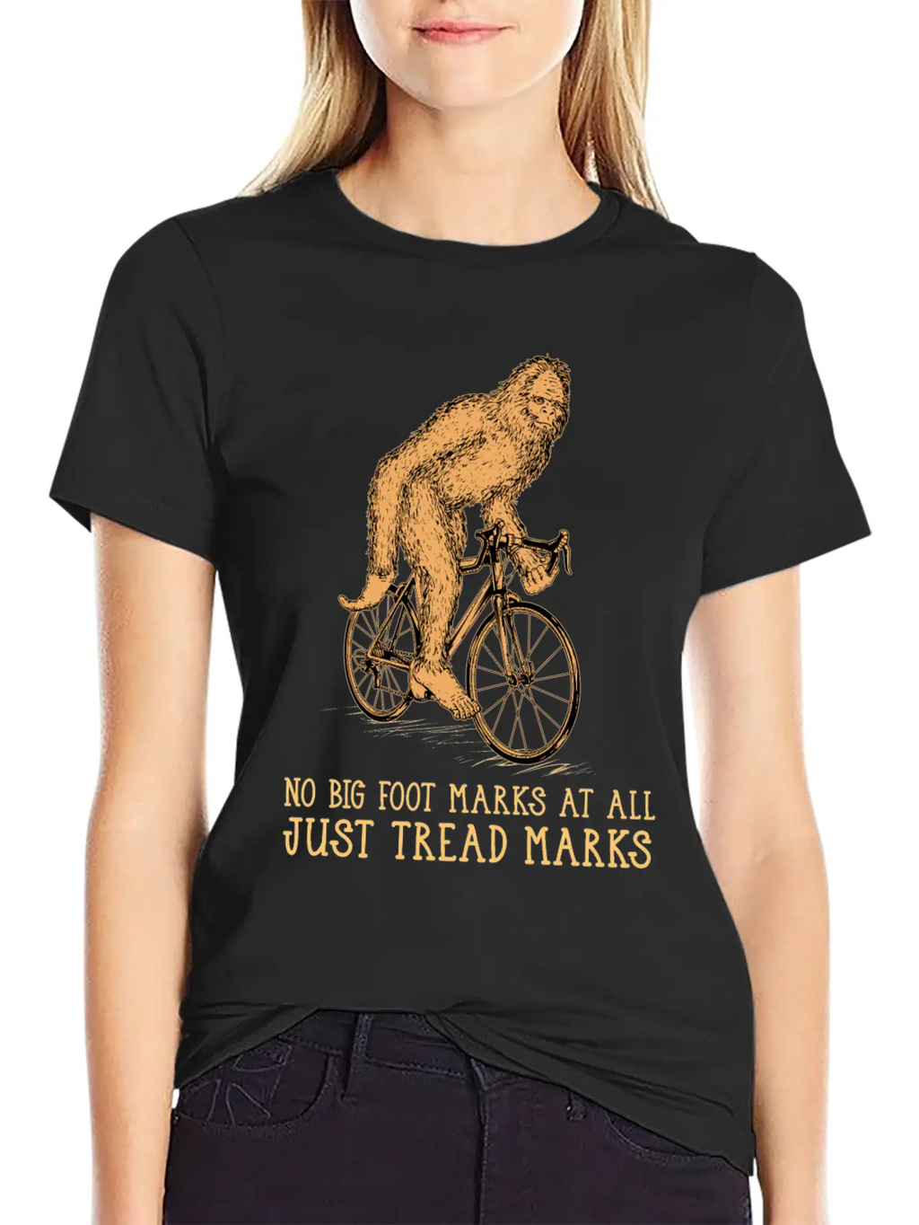 Cycling Big Foot Relaxed Everyday Tee – Lightweight And Durable Cotton