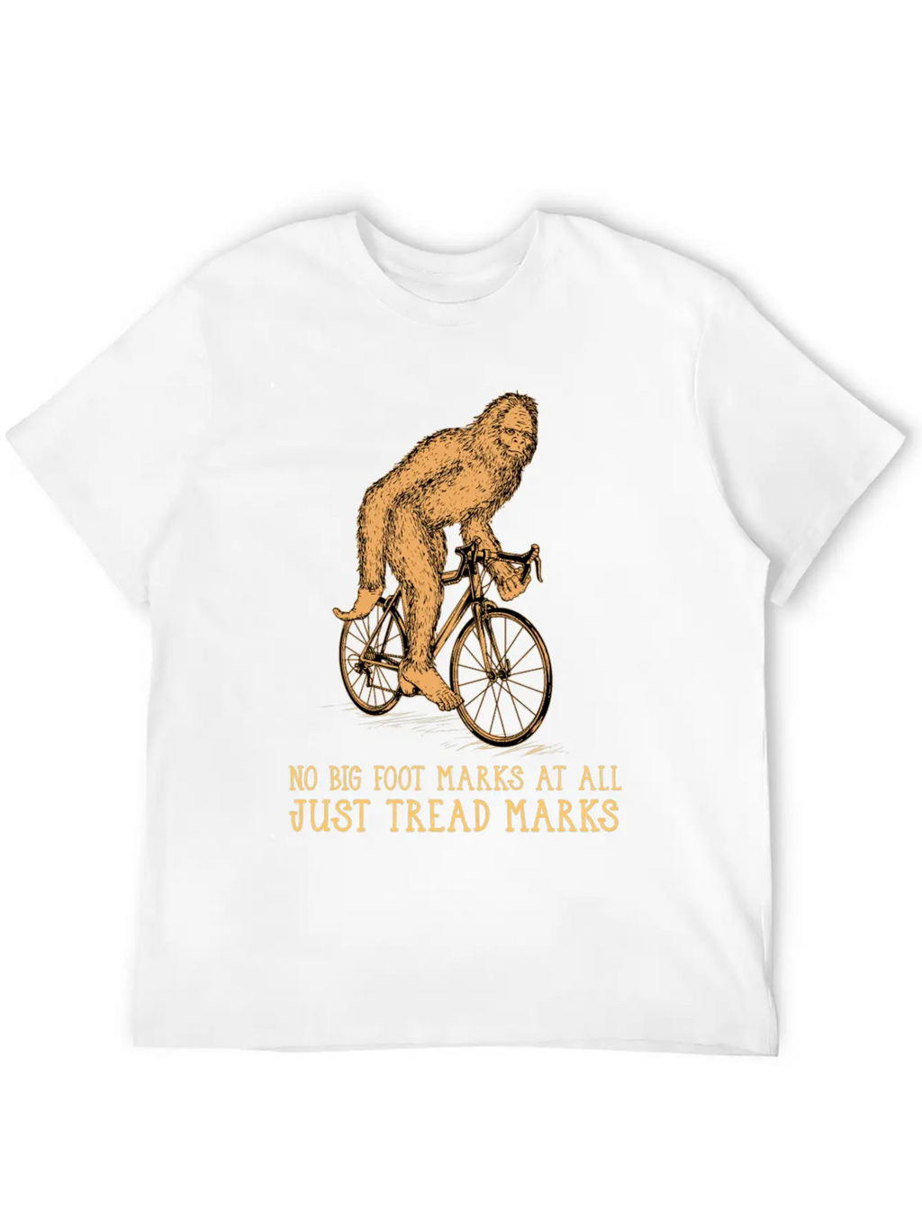 Cycling Big Foot Relaxed Everyday Tee – Lightweight And Durable Cotton