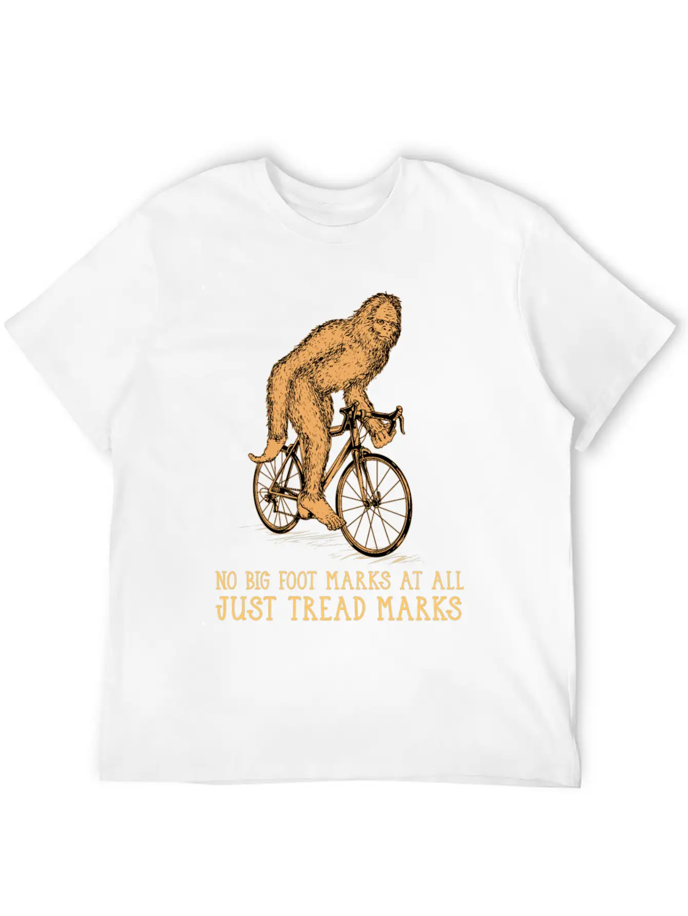 Cycling Big Foot Relaxed Everyday Tee – Lightweight And Durable Cotton