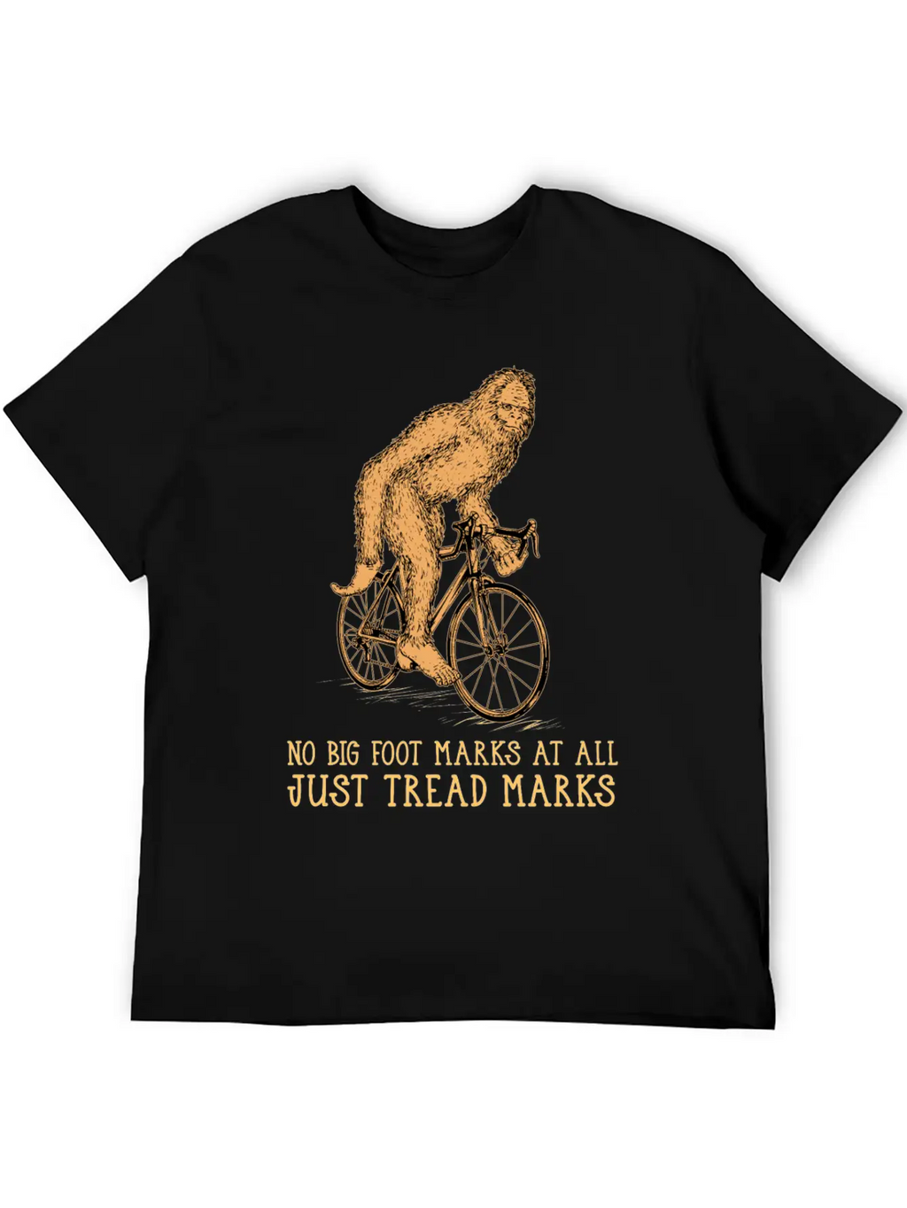 Cycling Big Foot Relaxed Everyday Tee – Lightweight And Durable Cotton