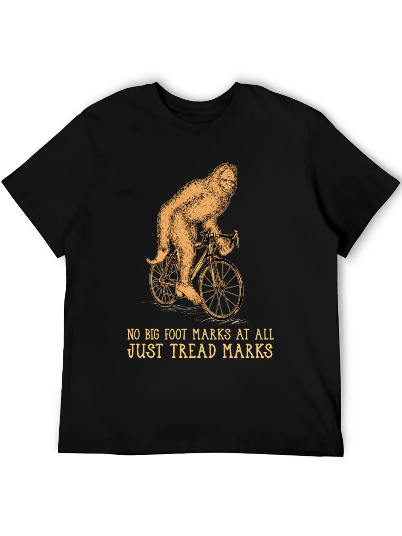 Cycling Big Foot Relaxed Everyday Tee – Lightweight And Durable Cotton