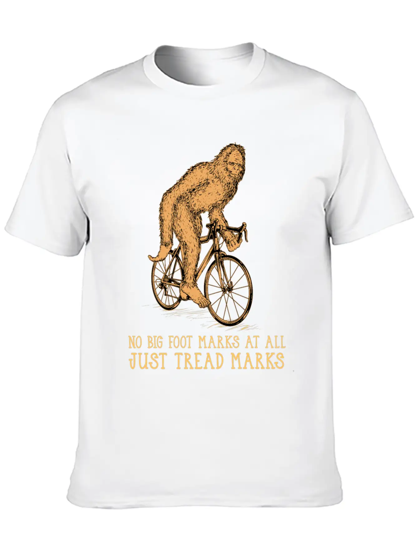 Cycling Big Foot Relaxed Everyday Tee – Lightweight And Durable Cotton