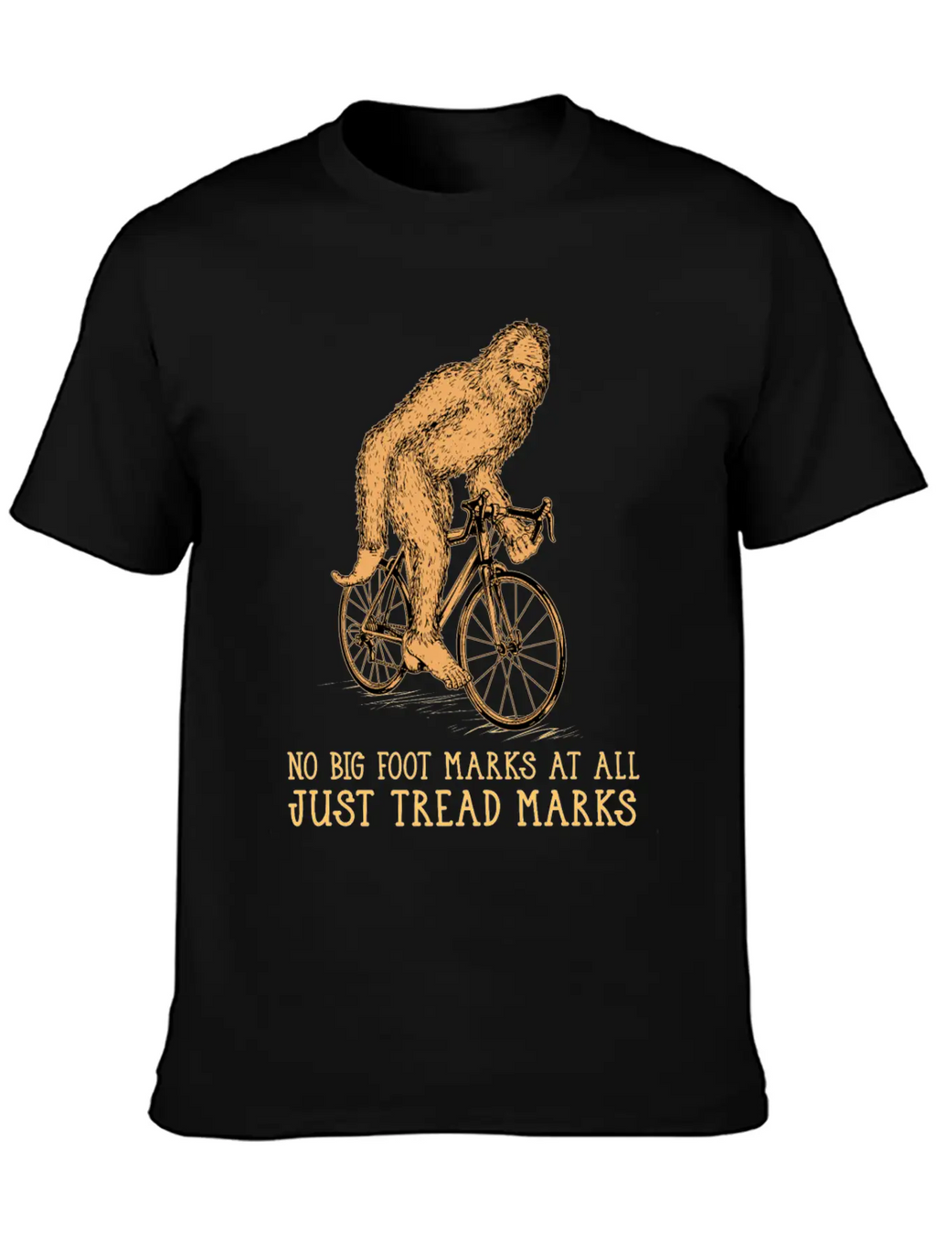 Cycling Big Foot Relaxed Everyday Tee – Lightweight And Durable Cotton