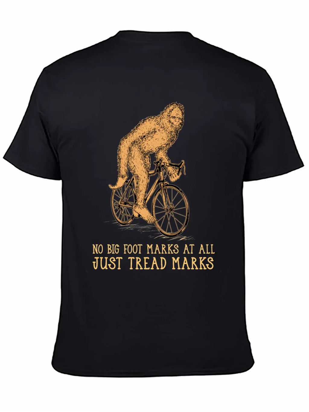 Cycling Big Foot Relaxed Everyday Tee – Lightweight And Durable Cotton