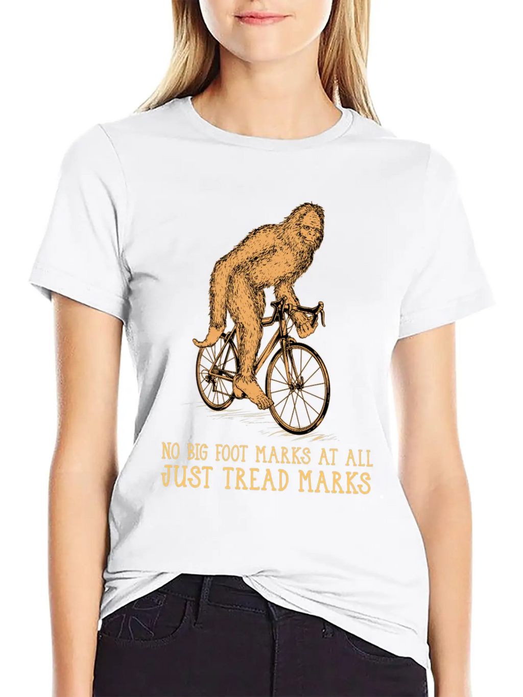 Cycling Big Foot Relaxed Everyday Tee – Lightweight And Durable Cotton