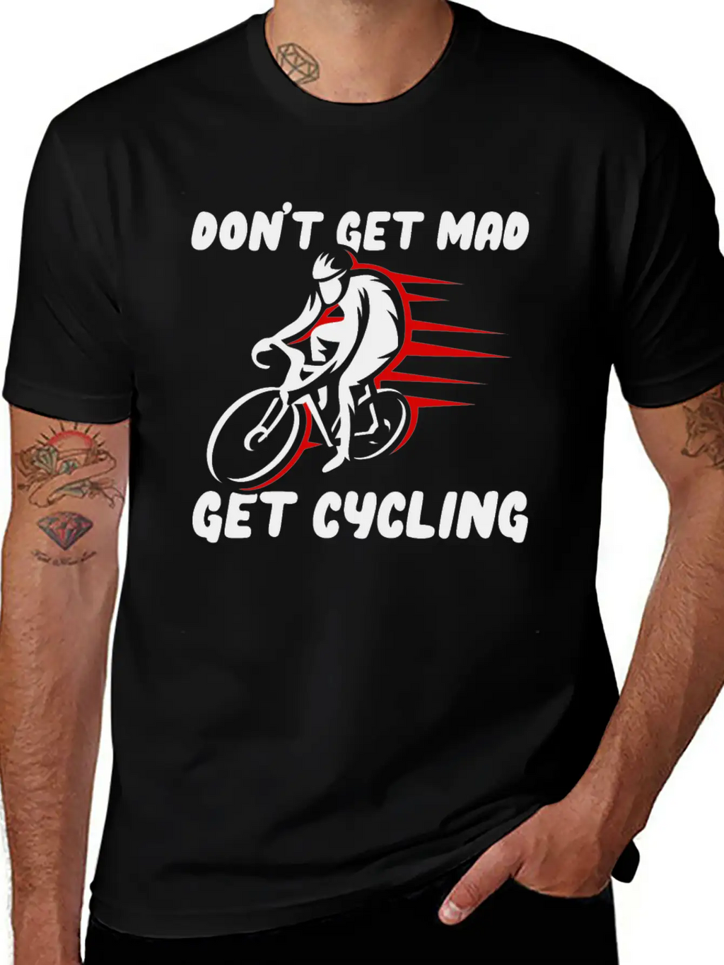 Cycling Cyclist Breathable Graphic T-Shirt – Perfect For Casual Days