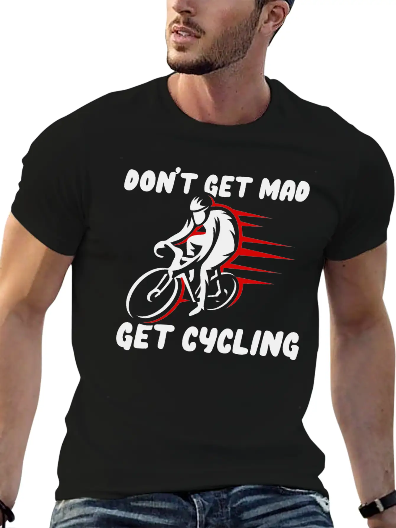 Cycling Cyclist Breathable Graphic T-Shirt – Perfect For Casual Days