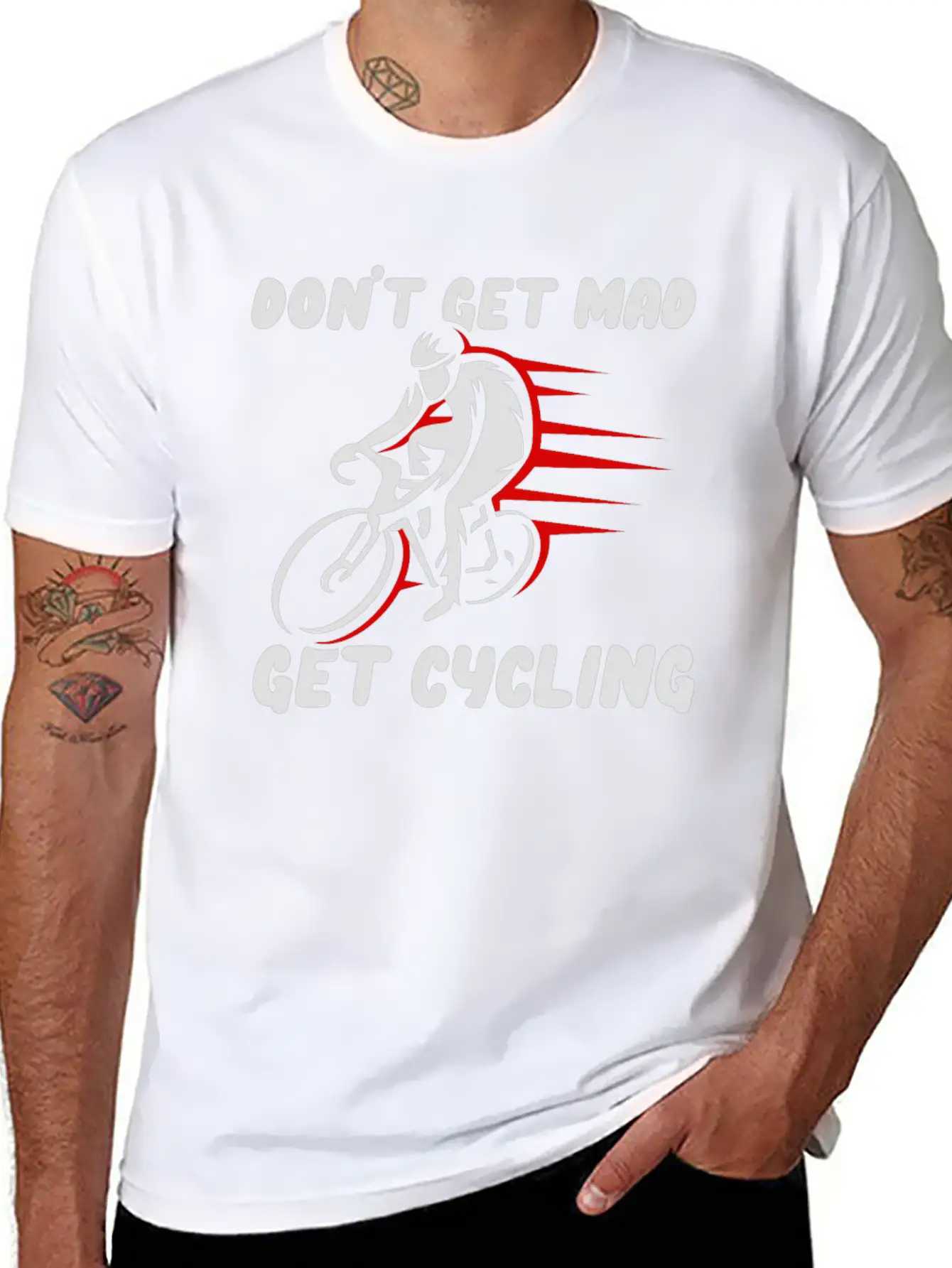 Cycling Cyclist Breathable Graphic T-Shirt – Perfect For Casual Days