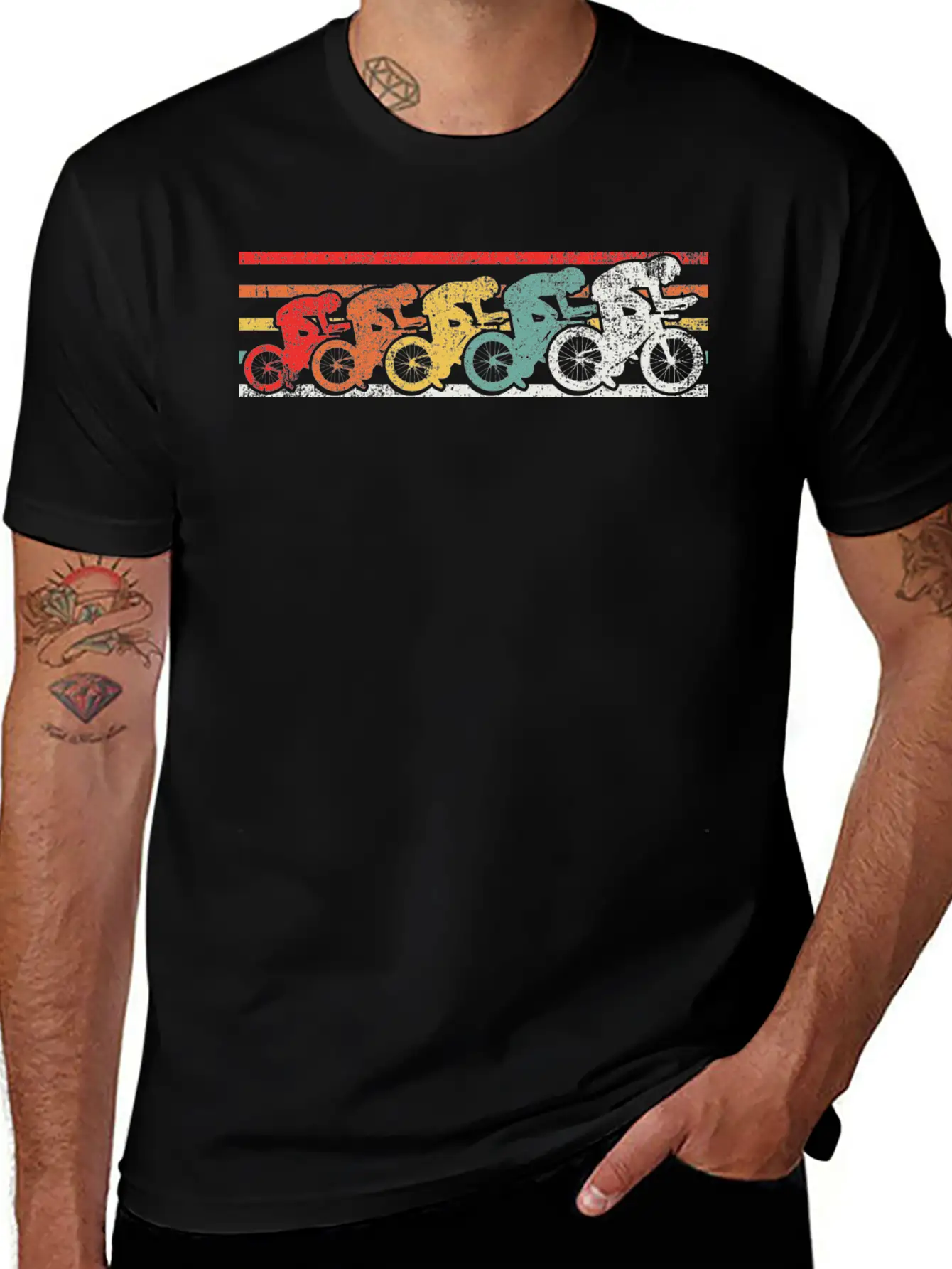 Cycling Cyclist Relaxed Everyday Tee – Lightweight And Durable Cotton