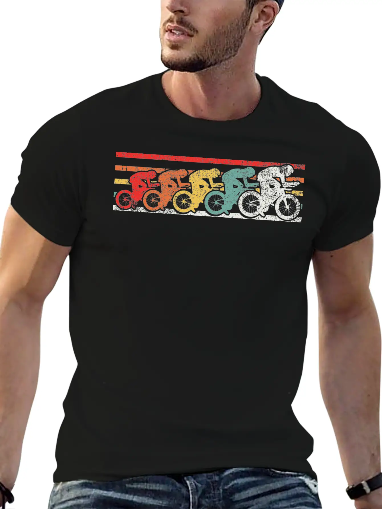 Cycling Cyclist Relaxed Everyday Tee – Lightweight And Durable Cotton