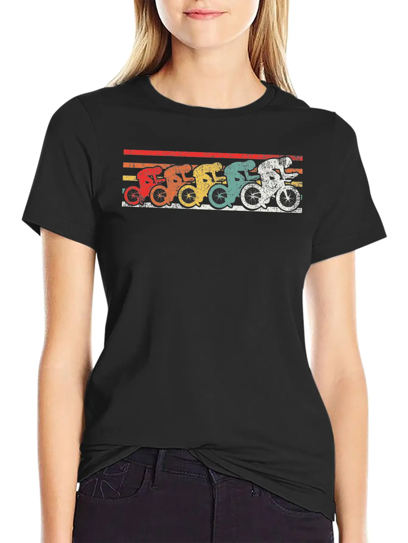 Cycling Cyclist Relaxed Everyday Tee – Lightweight And Durable Cotton