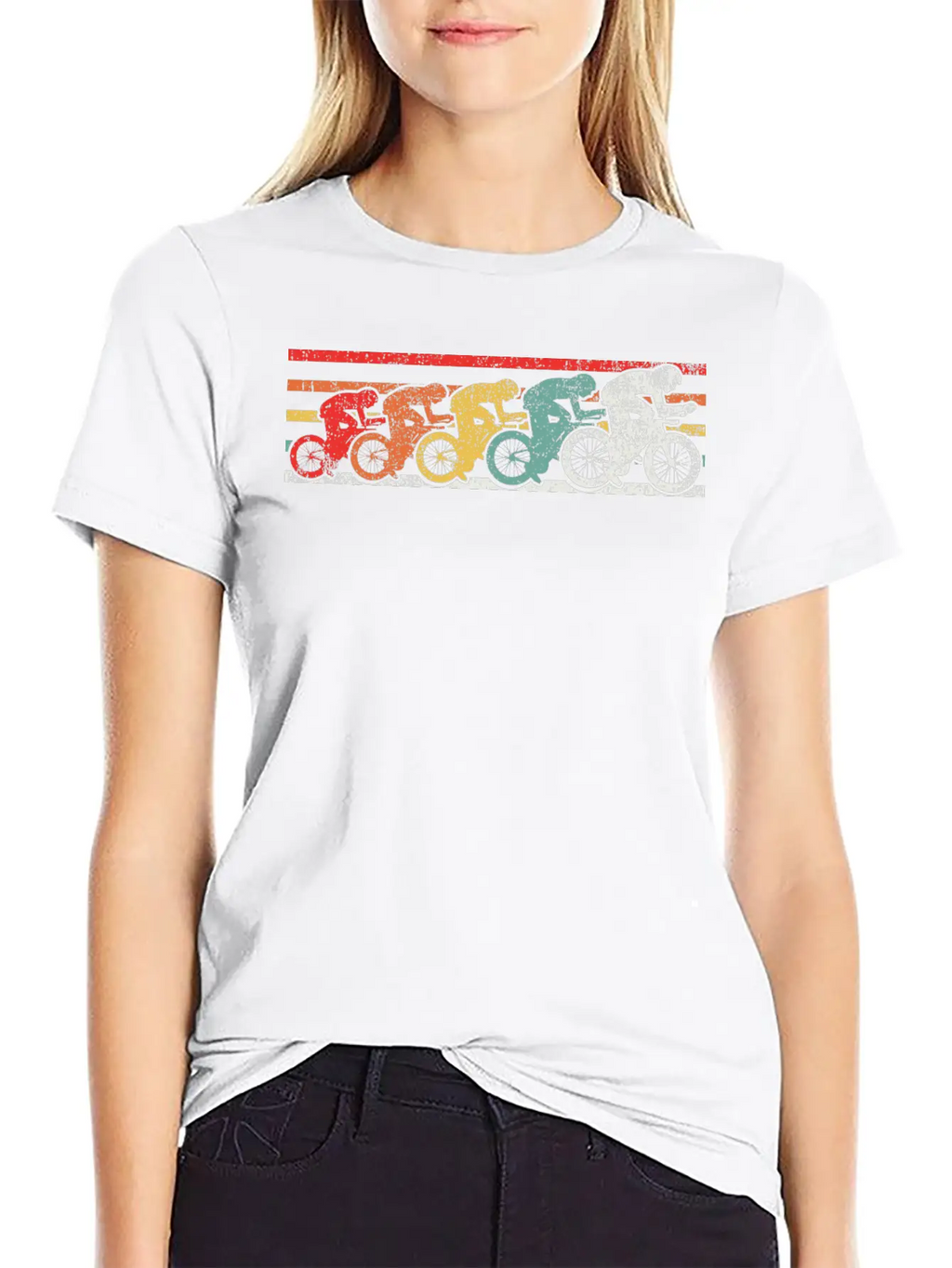 Cycling Cyclist Relaxed Everyday Tee – Lightweight And Durable Cotton