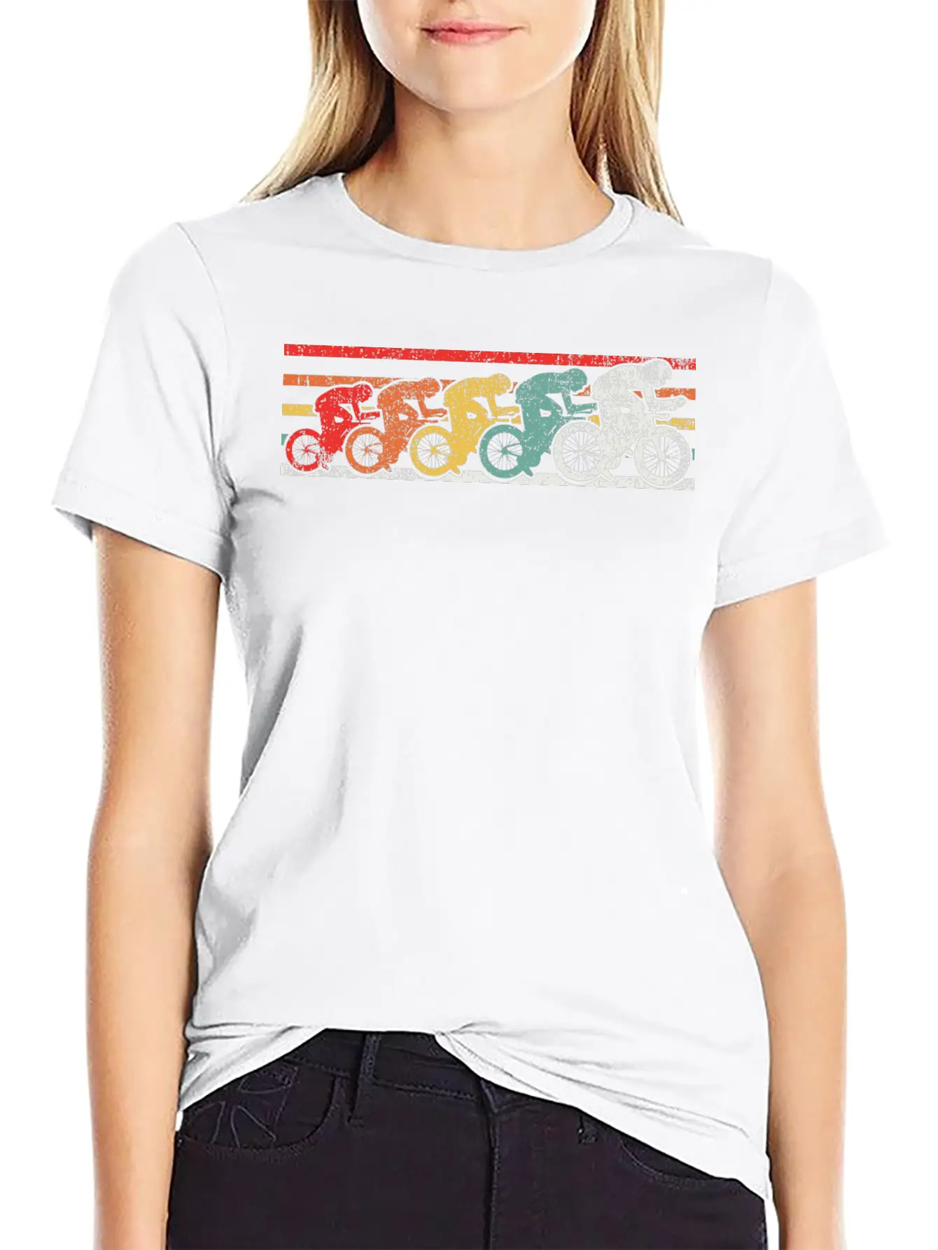 Cycling Cyclist Relaxed Everyday Tee – Lightweight And Durable Cotton