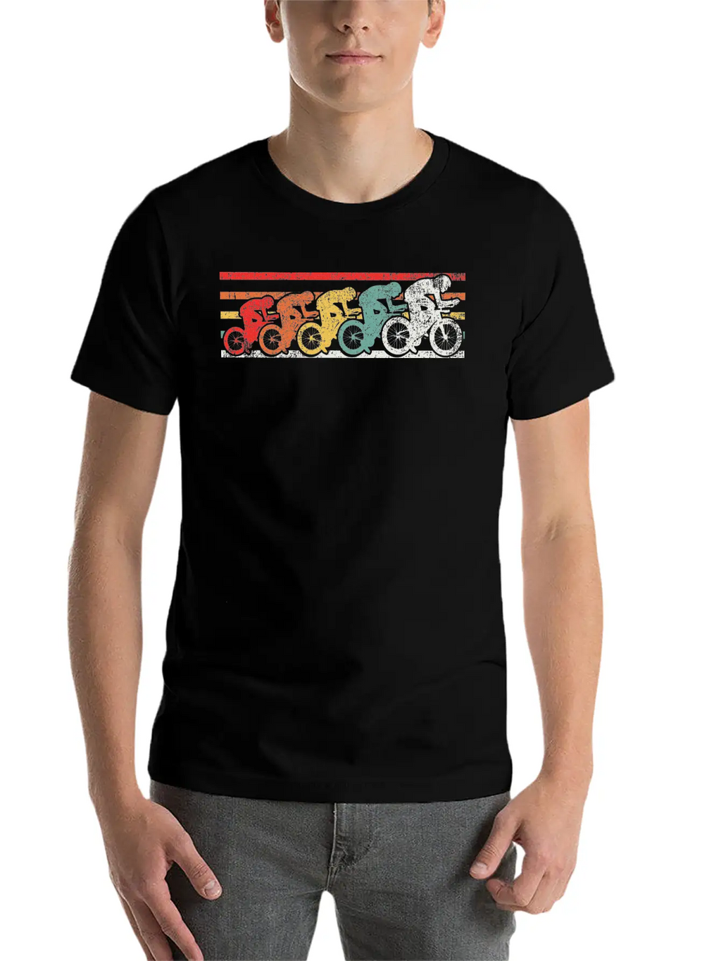 Cycling Cyclist Relaxed Everyday Tee – Lightweight And Durable Cotton