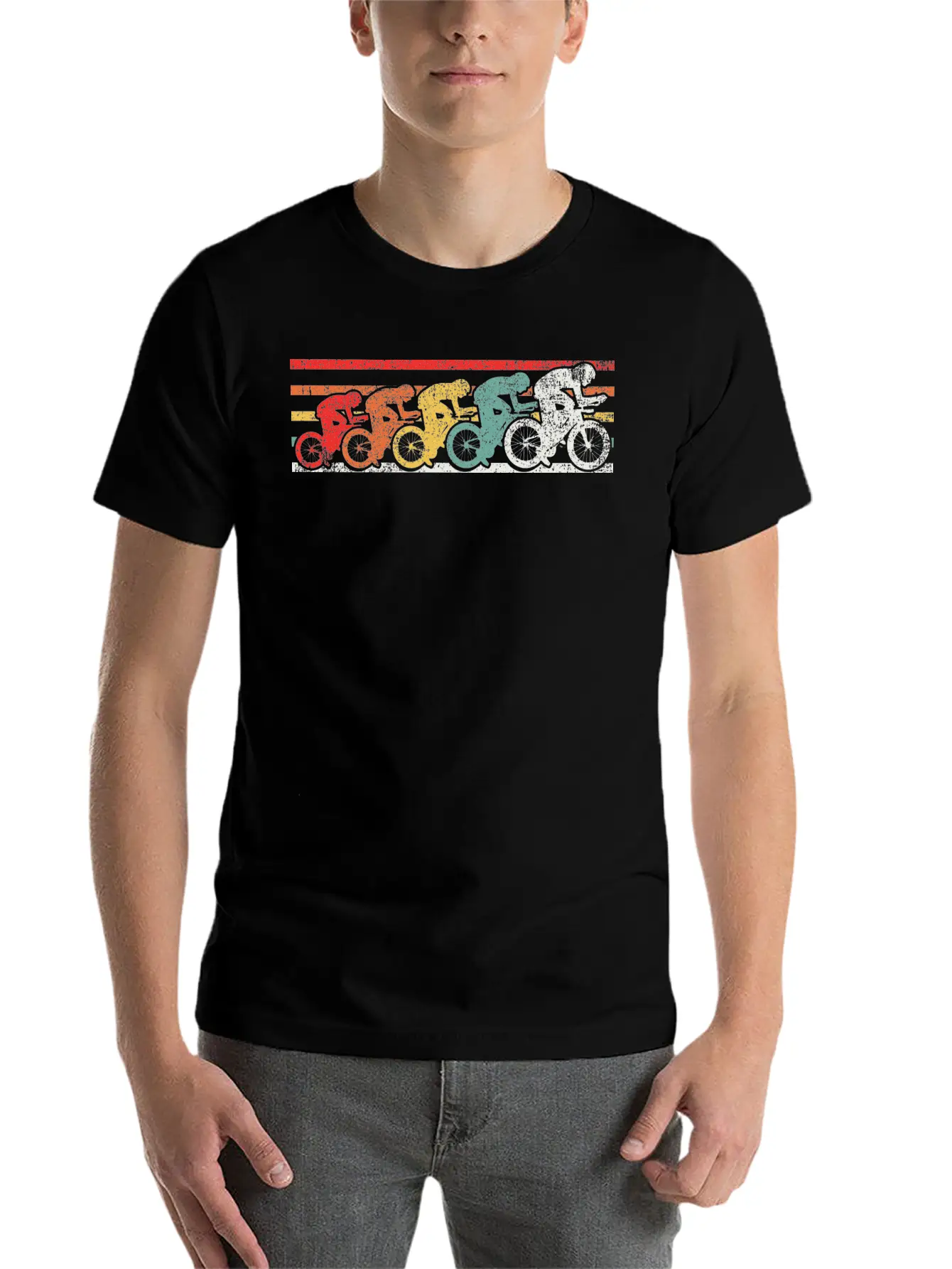 Cycling Cyclist Relaxed Everyday Tee – Lightweight And Durable Cotton