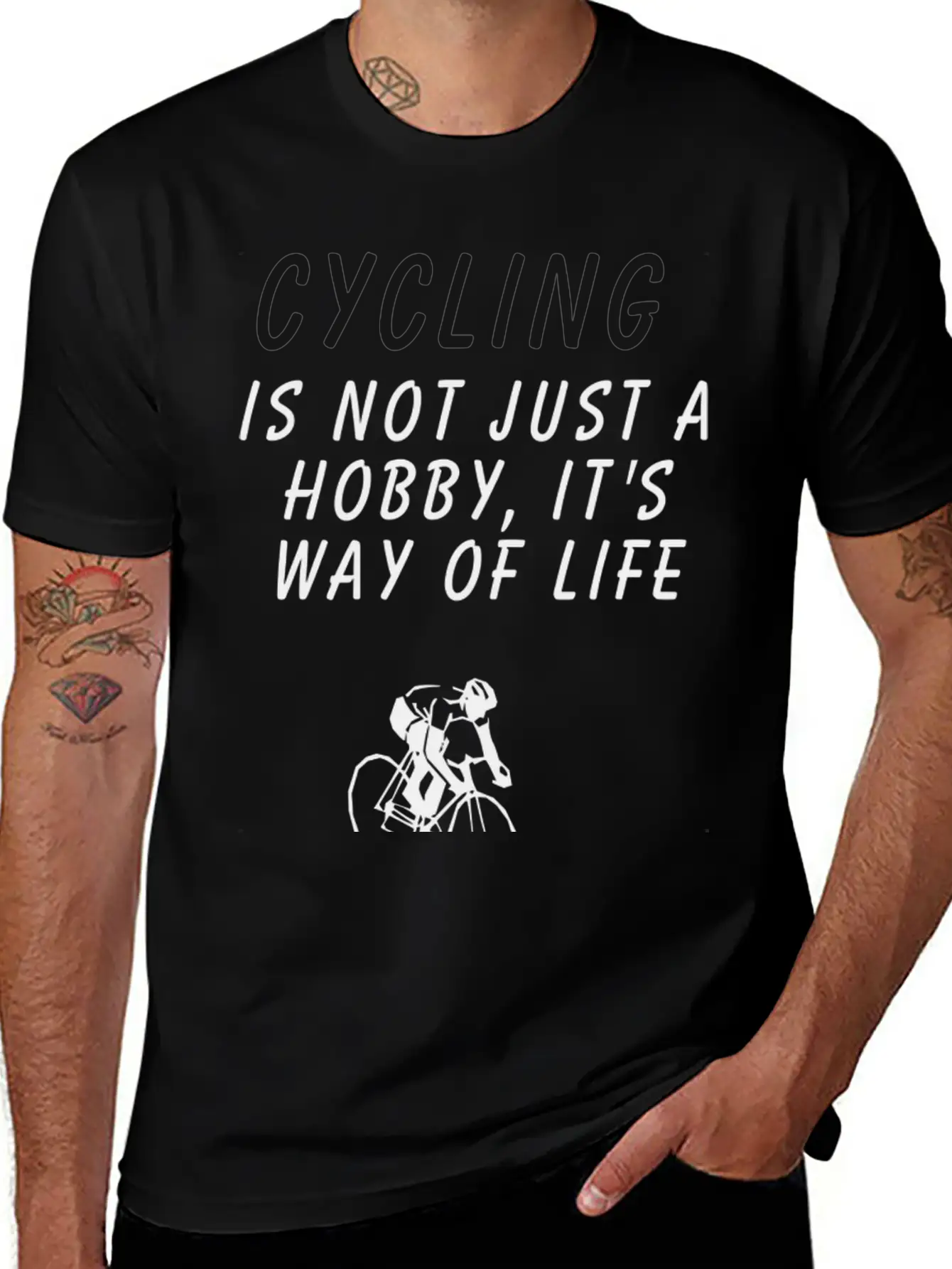 Cycling Stylish Everyday T-Shirt – Unisex Basic Cotton Tee