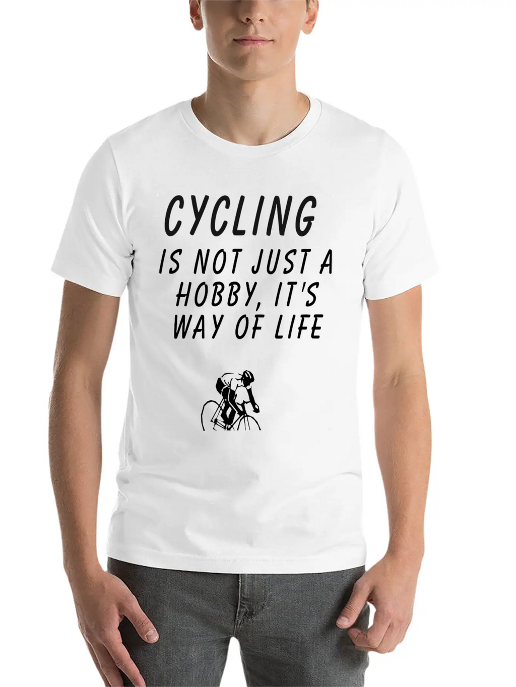 Cycling Stylish Everyday T-Shirt – Unisex Basic Cotton Tee