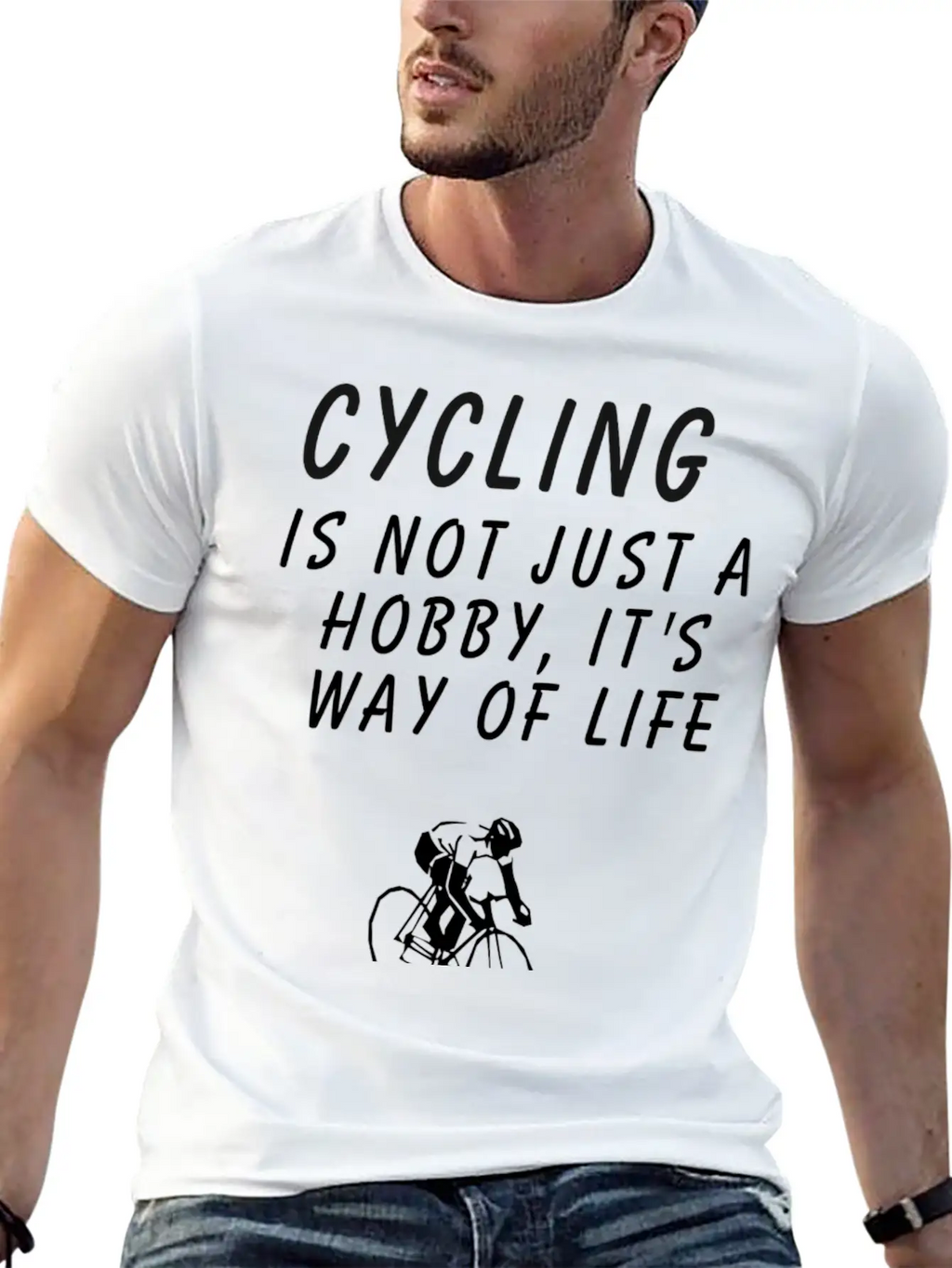 Cycling Stylish Everyday T-Shirt – Unisex Basic Cotton Tee
