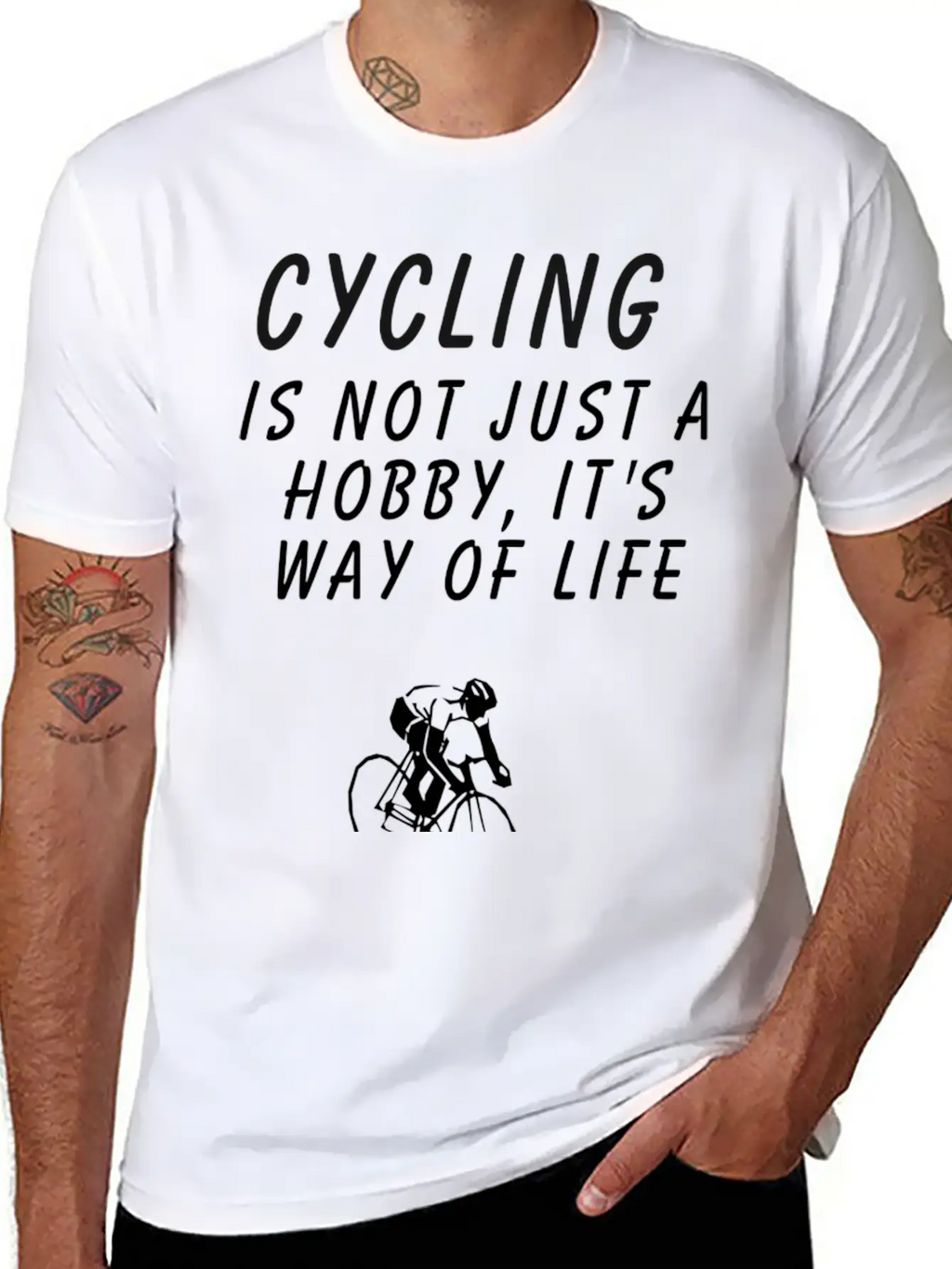 Cycling Stylish Everyday T-Shirt – Unisex Basic Cotton Tee