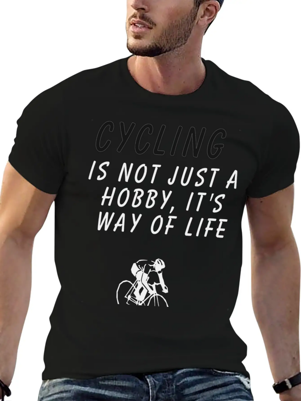 Cycling Stylish Everyday T-Shirt – Unisex Basic Cotton Tee