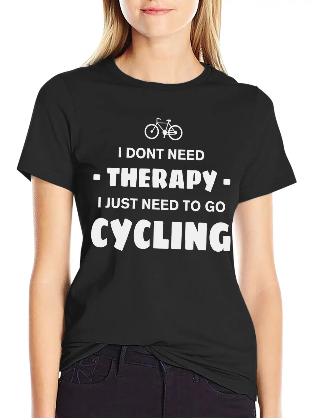 CYCLING THERAPY Basic Graphic T-Shirt – Daily Comfort In Soft Cotton