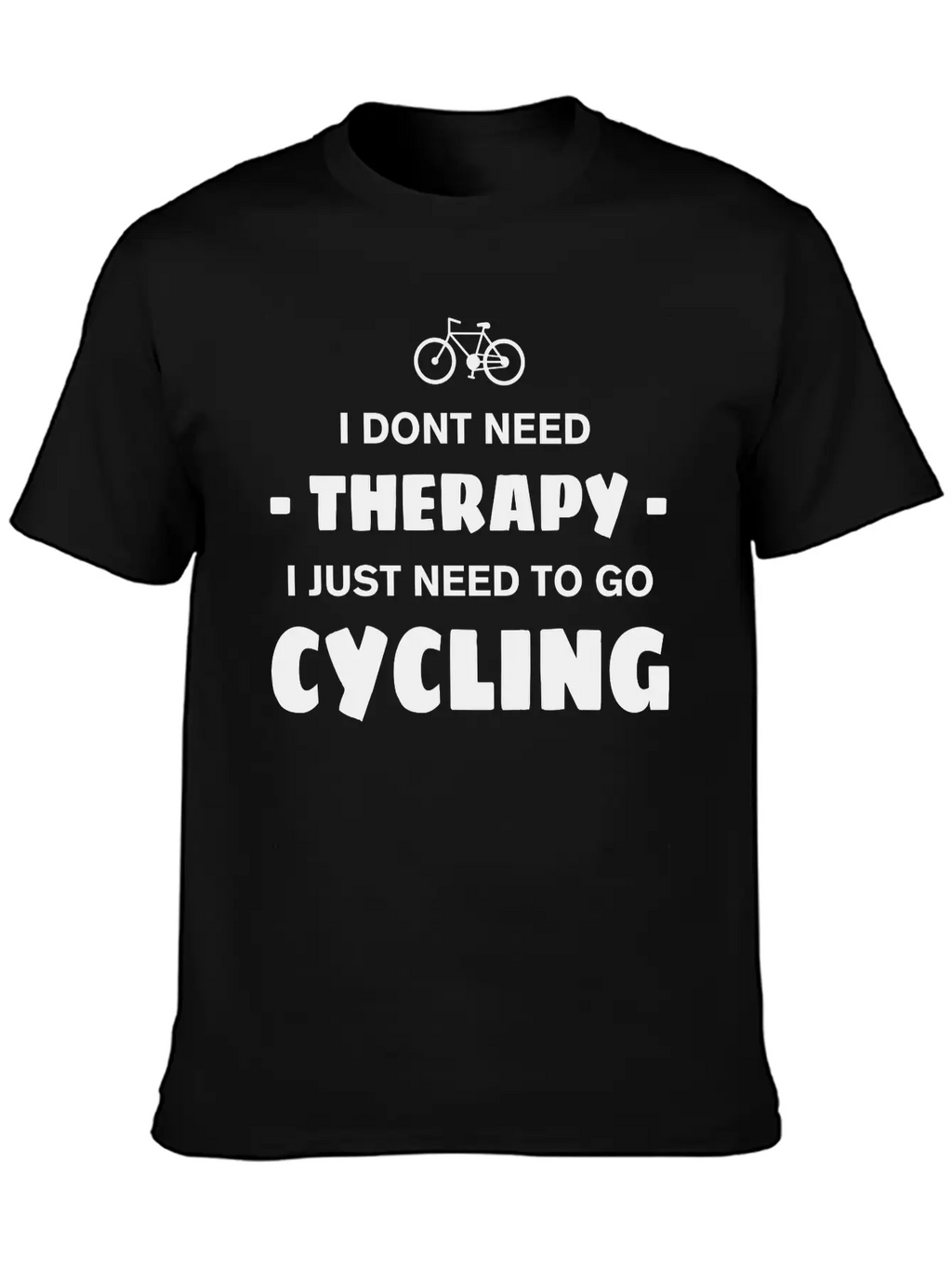 CYCLING THERAPY Basic Graphic T-Shirt – Daily Comfort In Soft Cotton