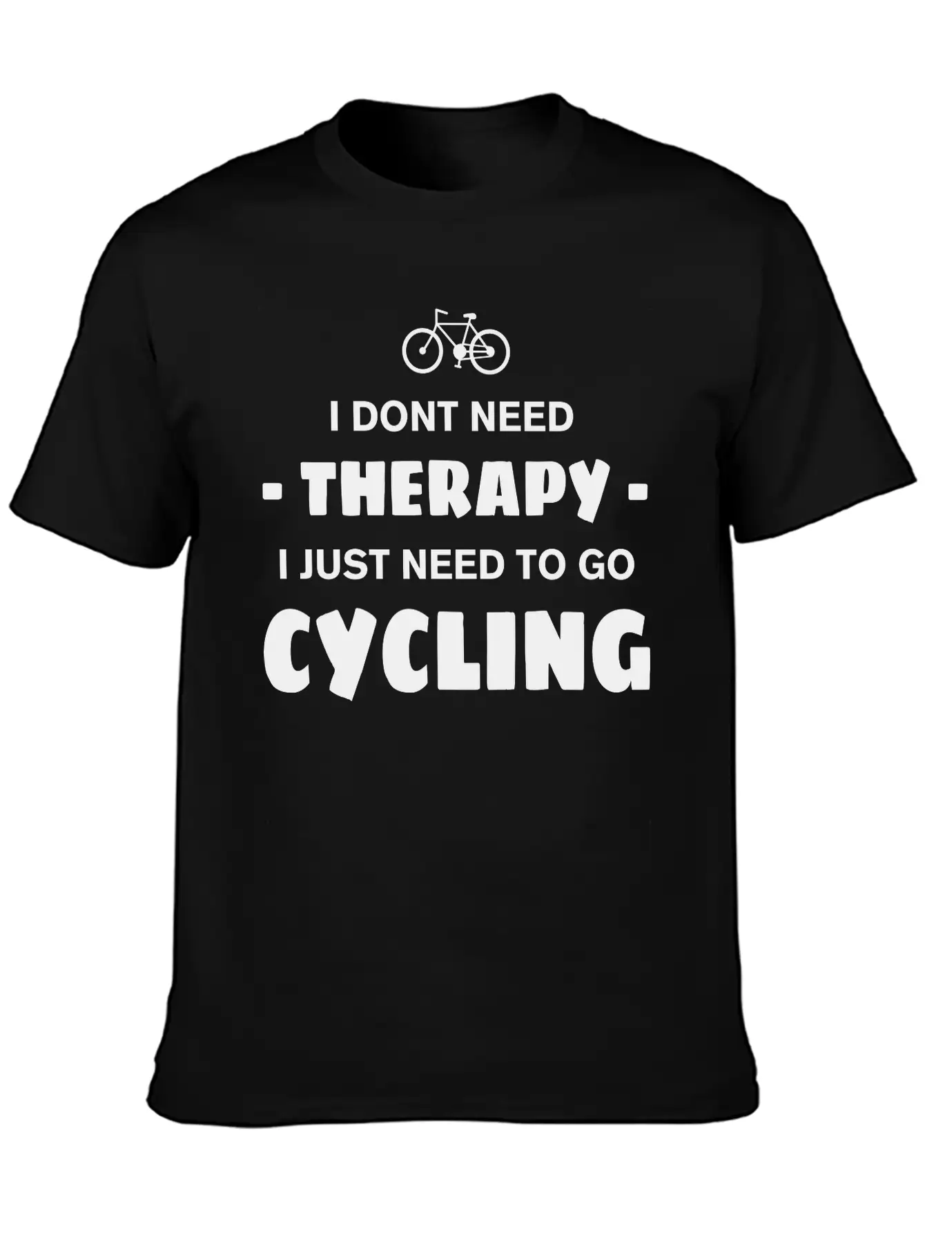 CYCLING THERAPY Basic Graphic T-Shirt – Daily Comfort In Soft Cotton