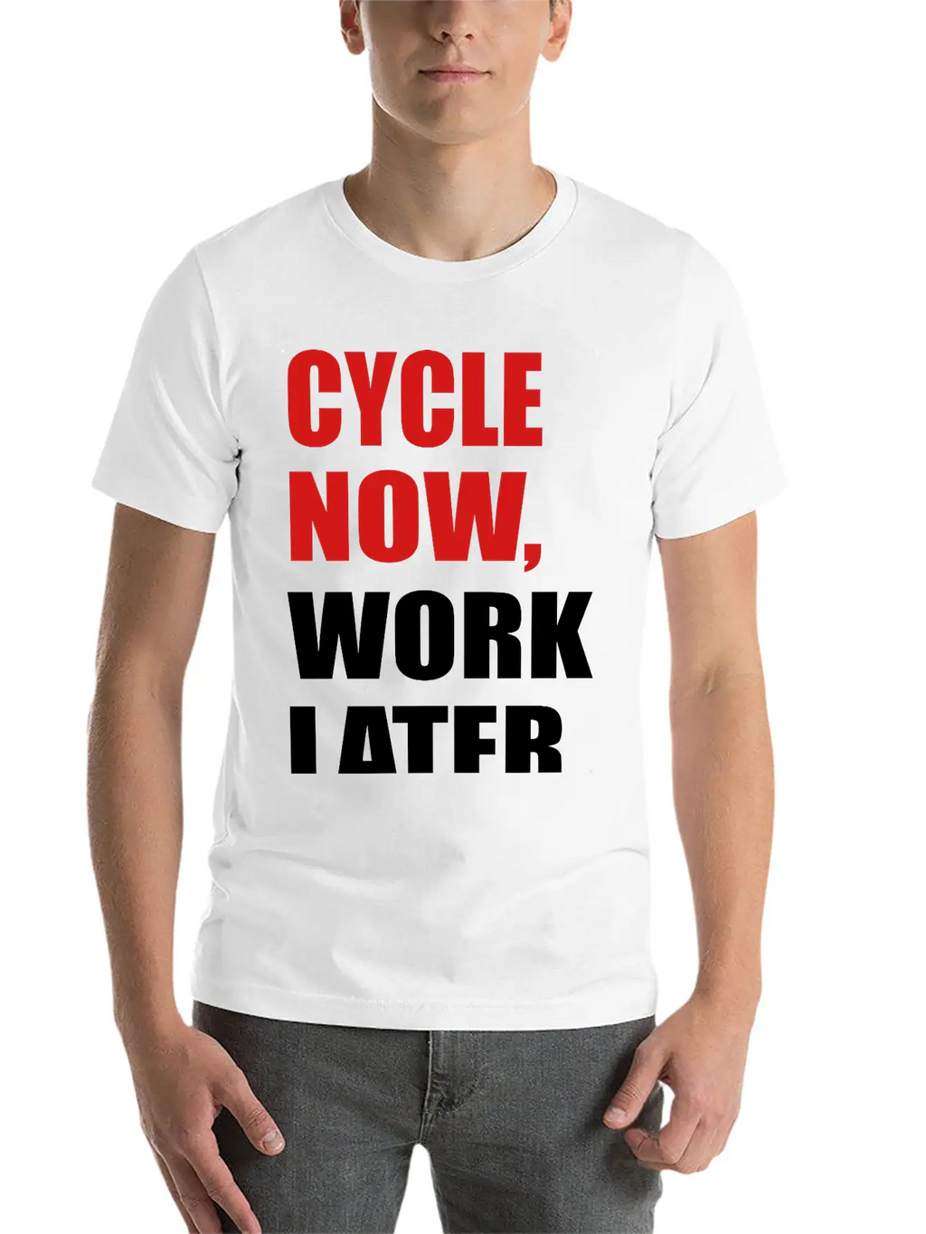 Cycling Unisex Casual T-Shirt – Clean Design For Daily Comfort